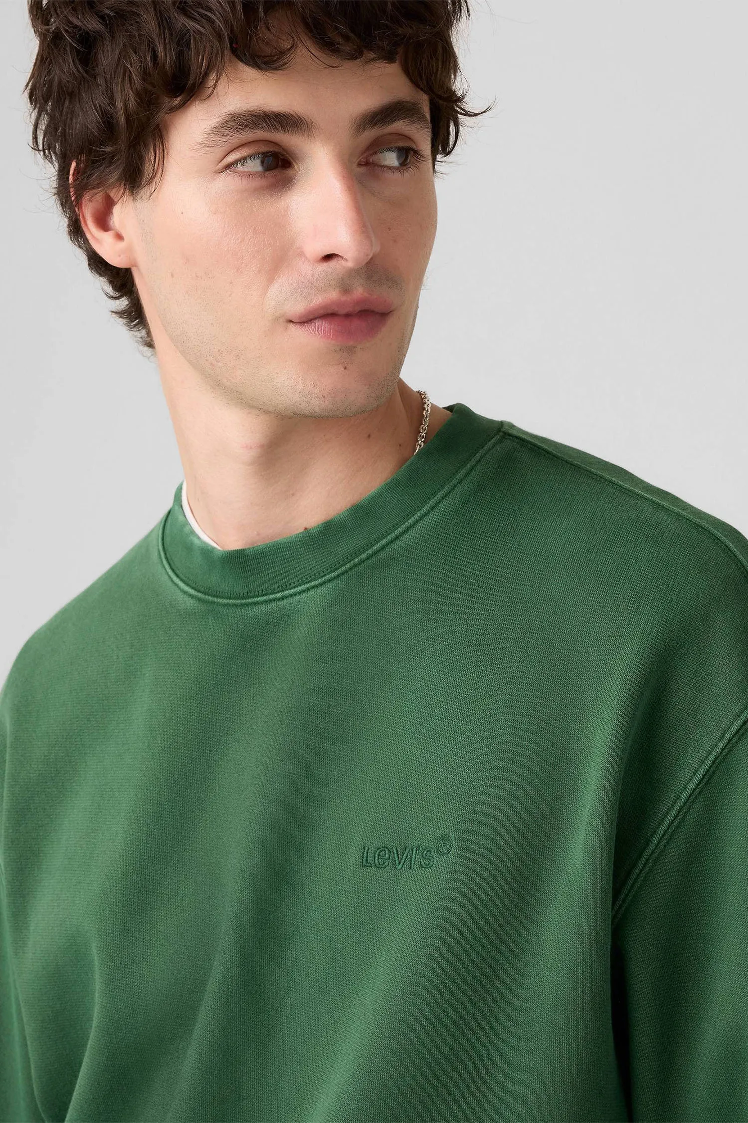 Мужской зеленый свитшот 3