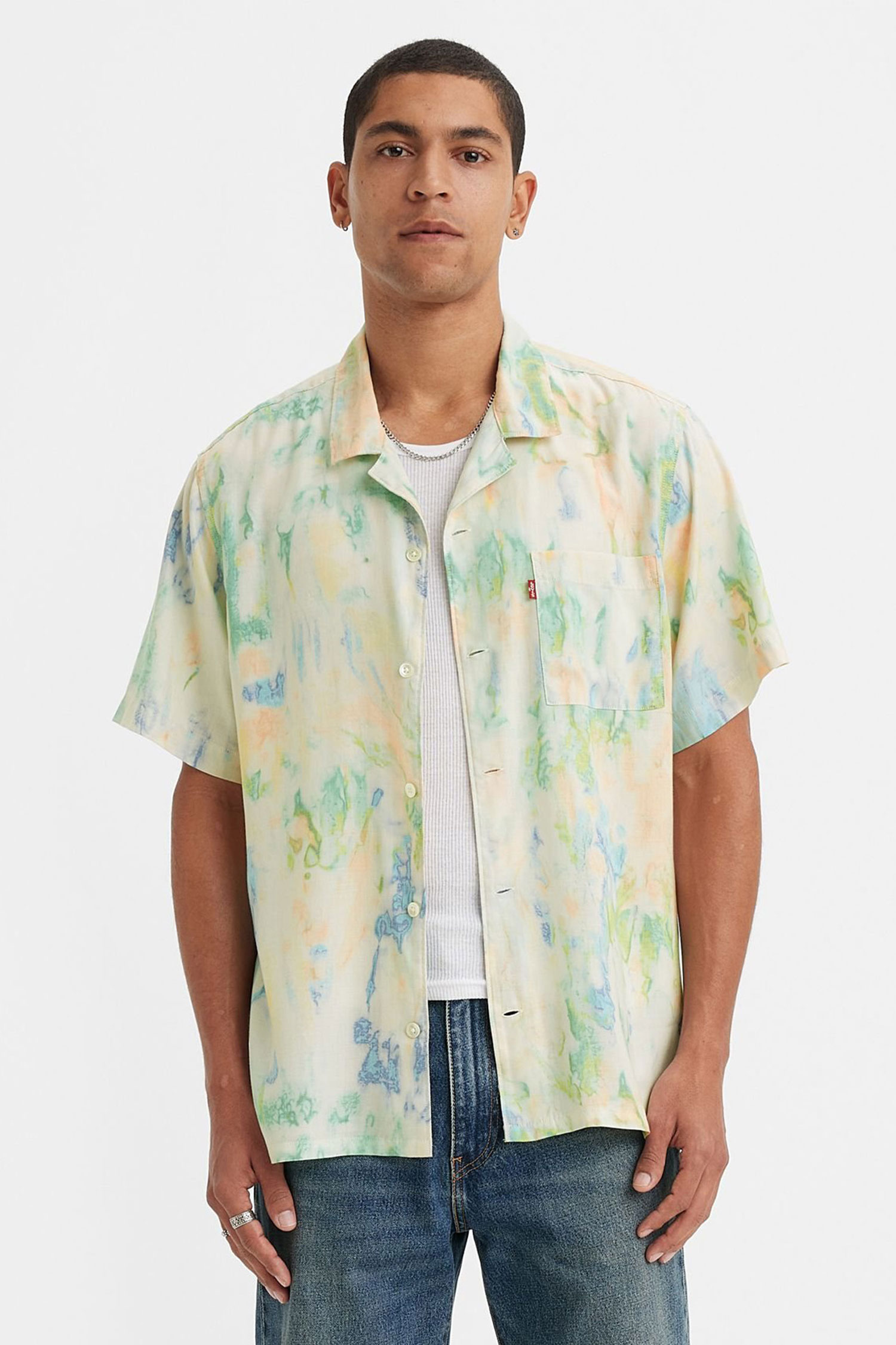 Мужская рубашка с узором 1