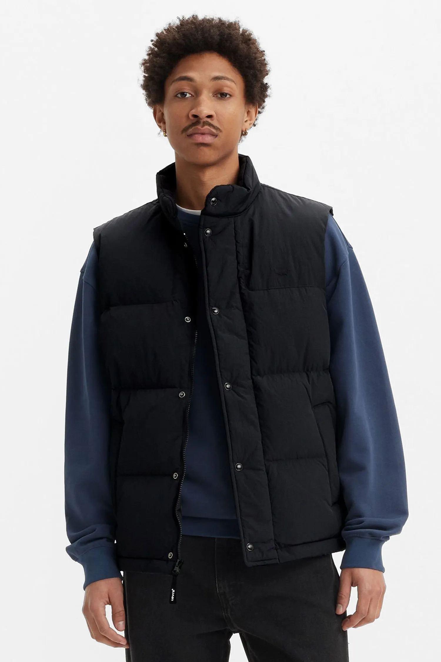 Мужской черный жилет 1