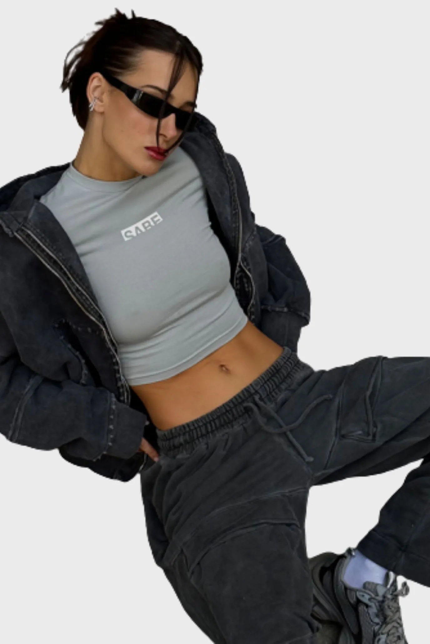 Футболка Sabe Logo T-Shirt Slim Grey 4