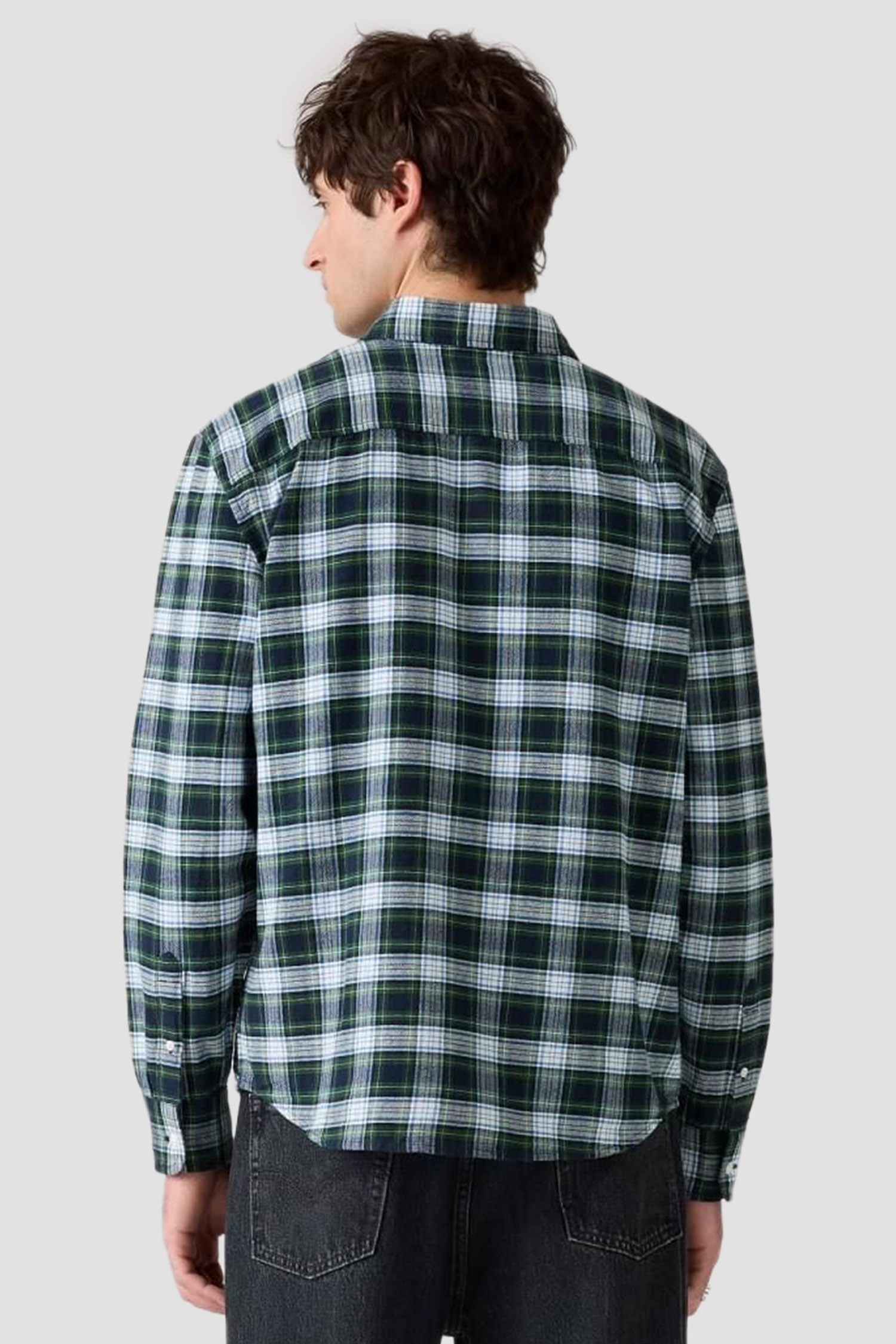 Мужская рубашка в клетку 3