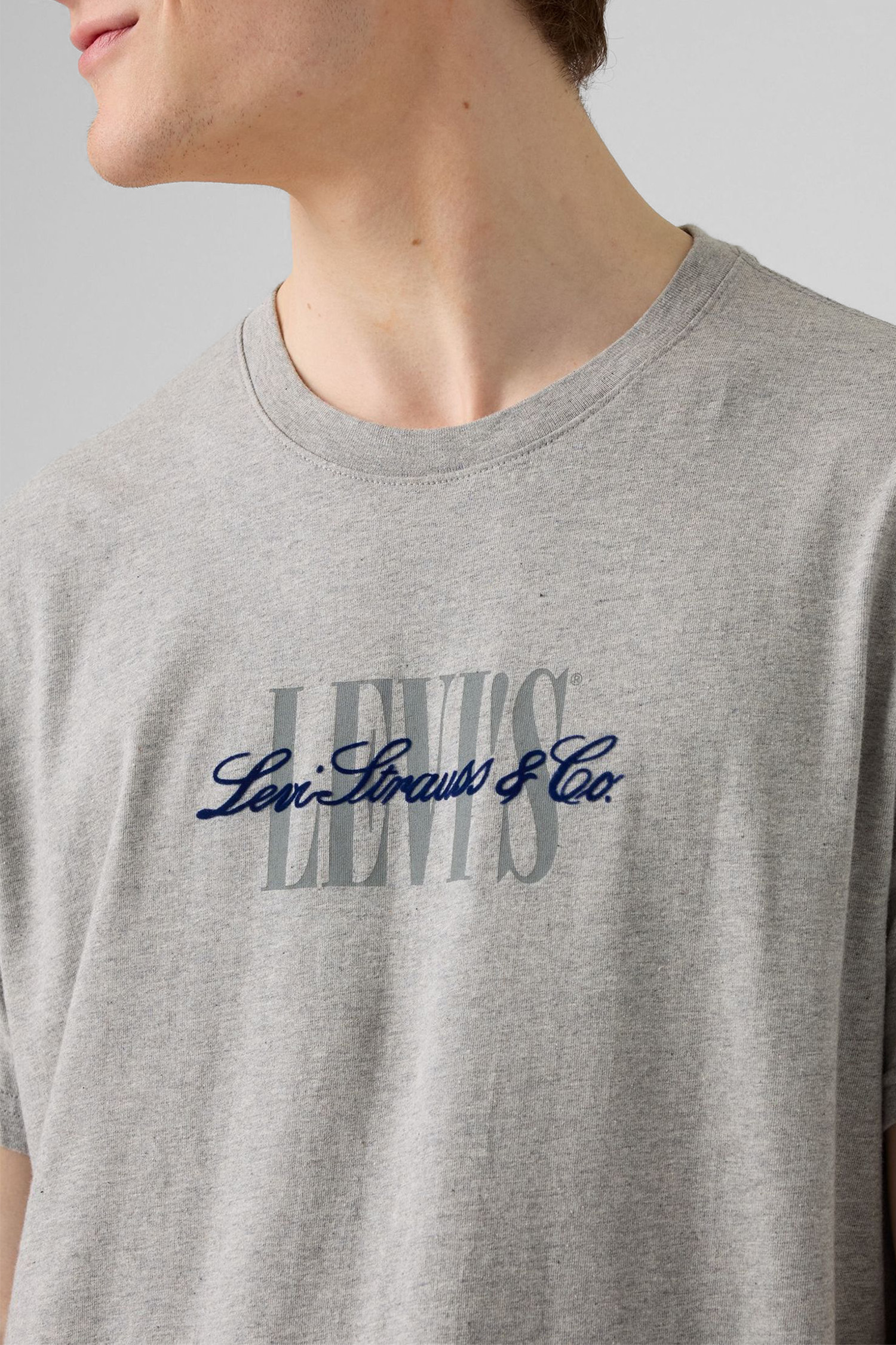 Мужская серая футболкаLevi's Мужская серая футболка 5