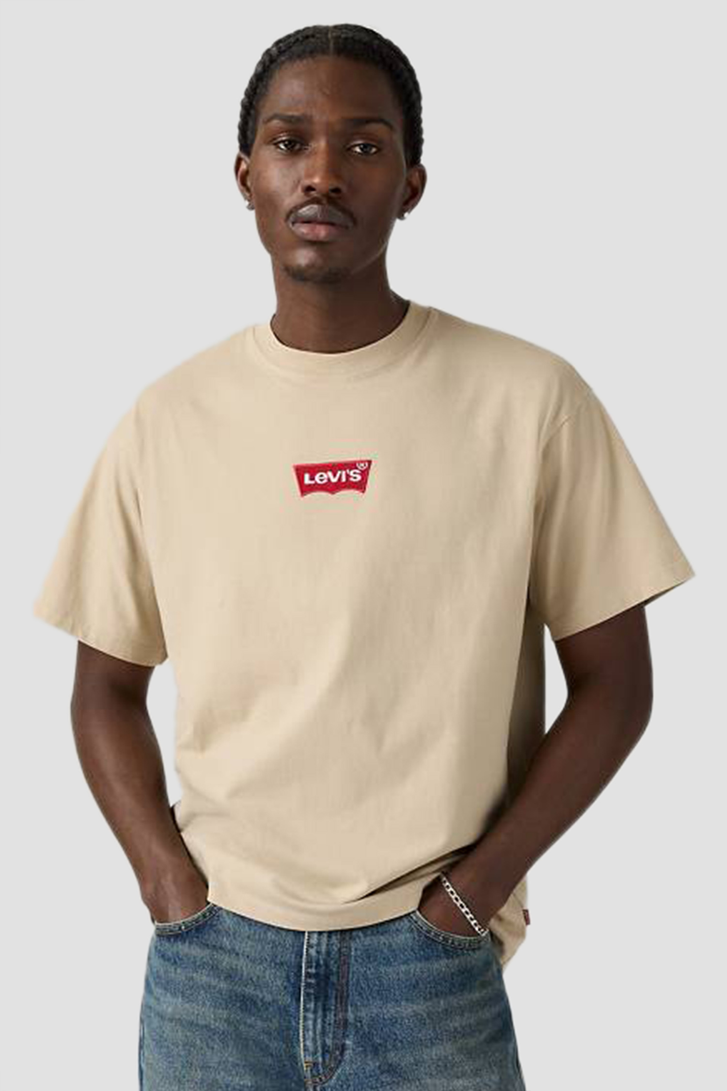 Мужская бежевая футболкаLevi's Мужская бежевая футболка 6