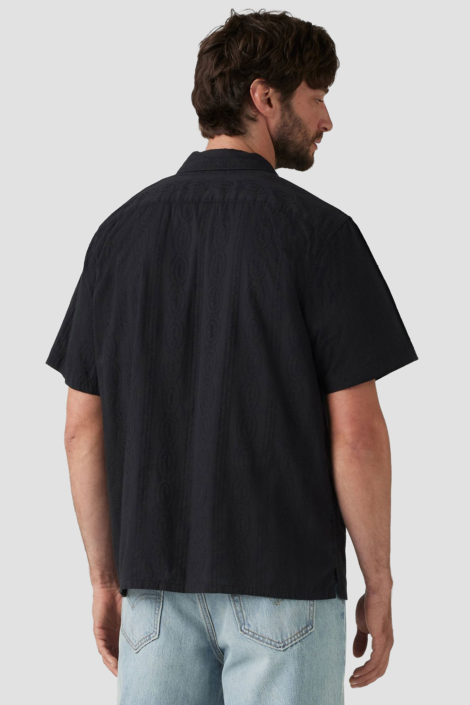 Мужская черная рубашка 3