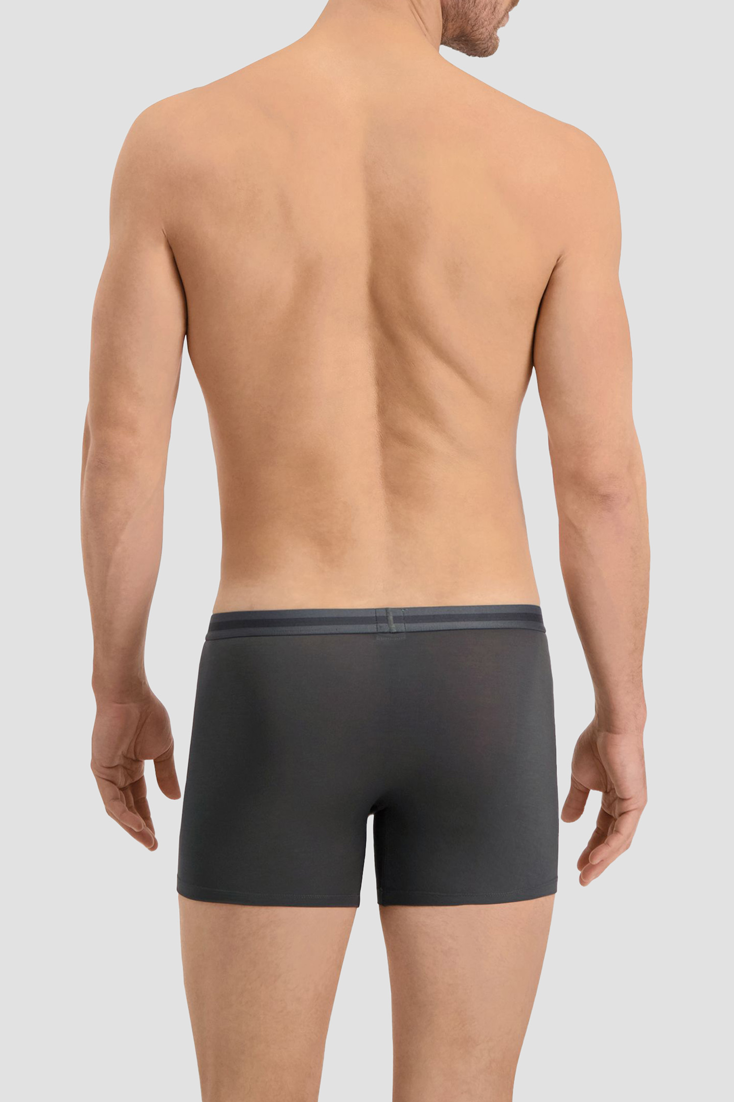 Мужские серые боксеры (2 шт) 4