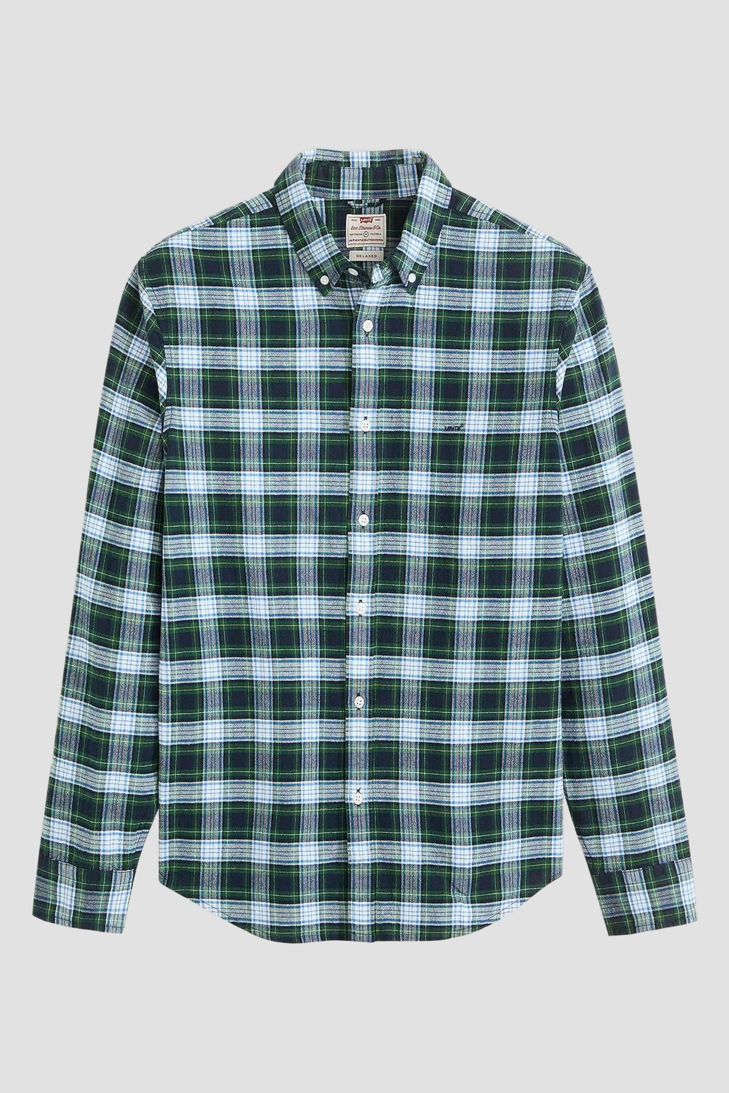 Мужская рубашка в клетку 2