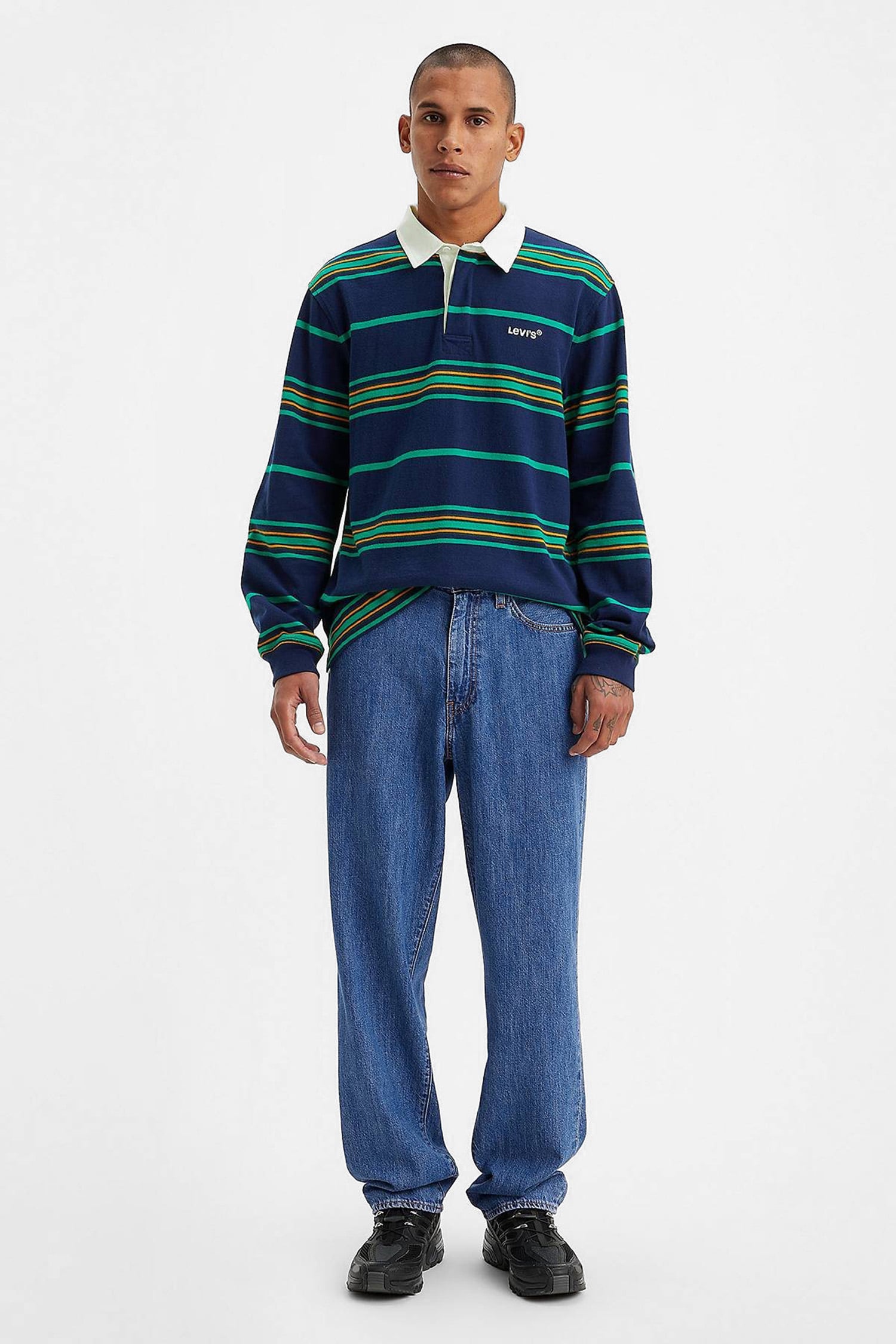 Мужские синие джинсы 568® Loose Straight 6