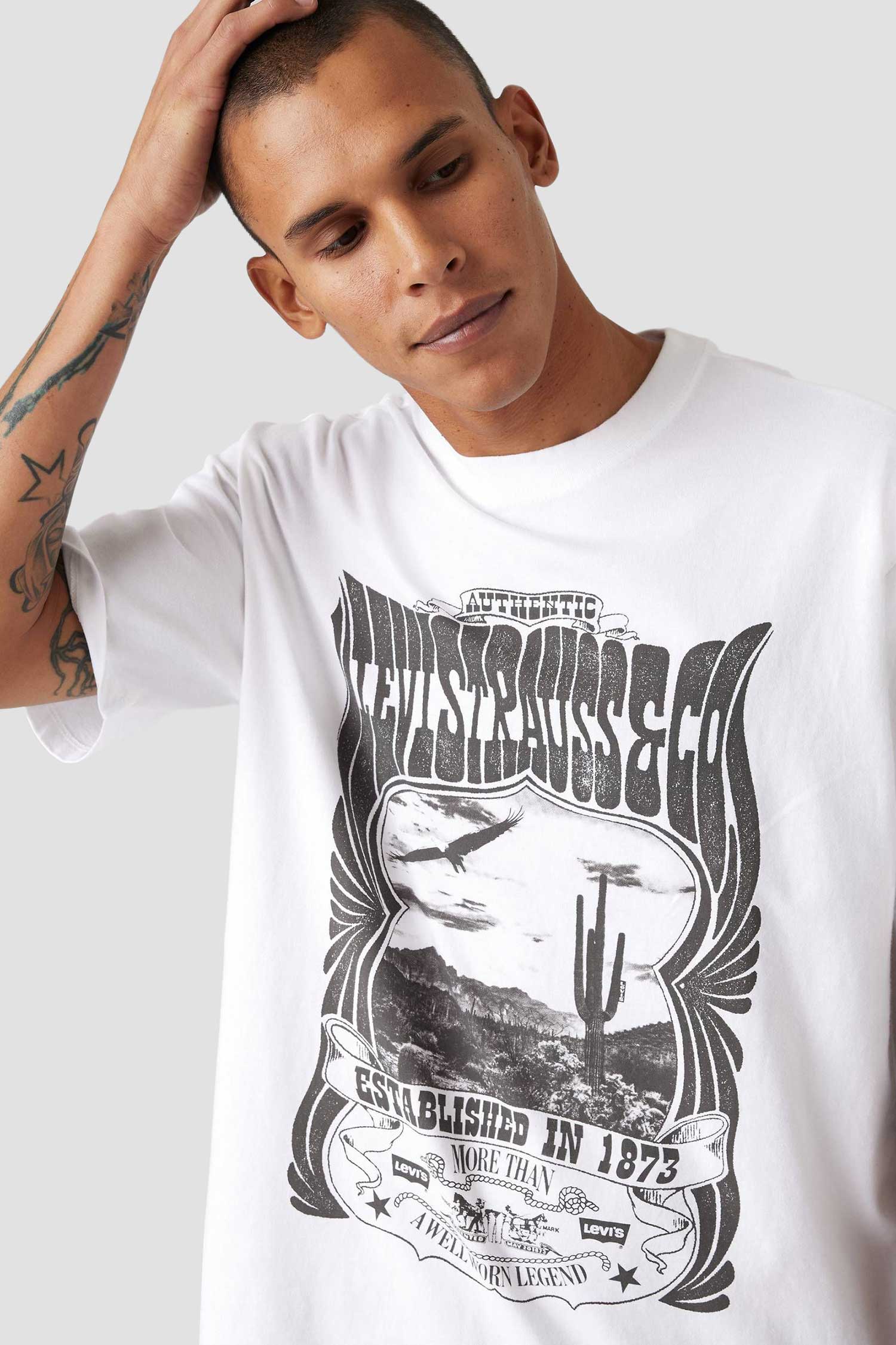 Мужская белая футболка 5