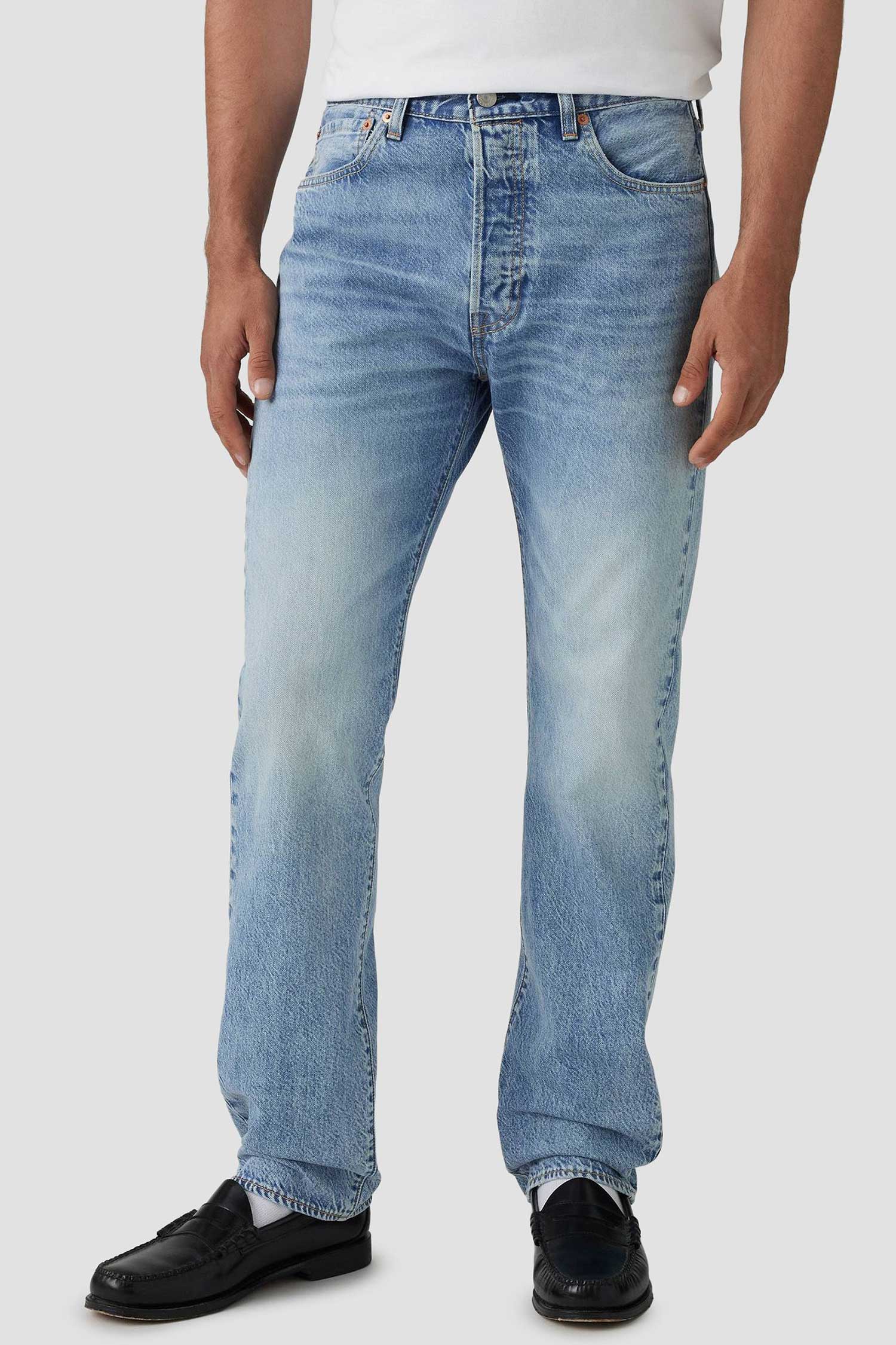 Мужские голубые джинсы 501® 1