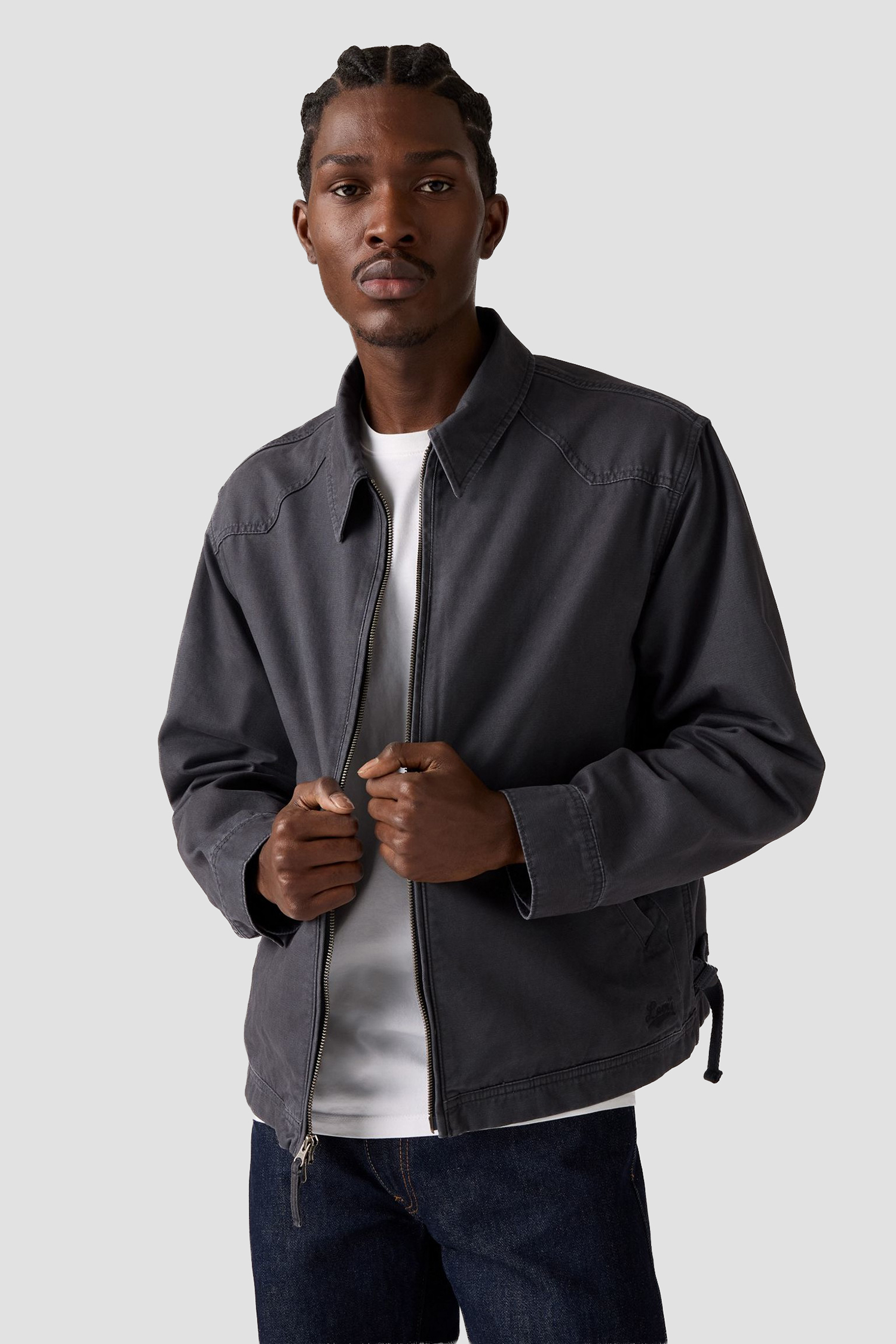 Мужская черная куртка 5