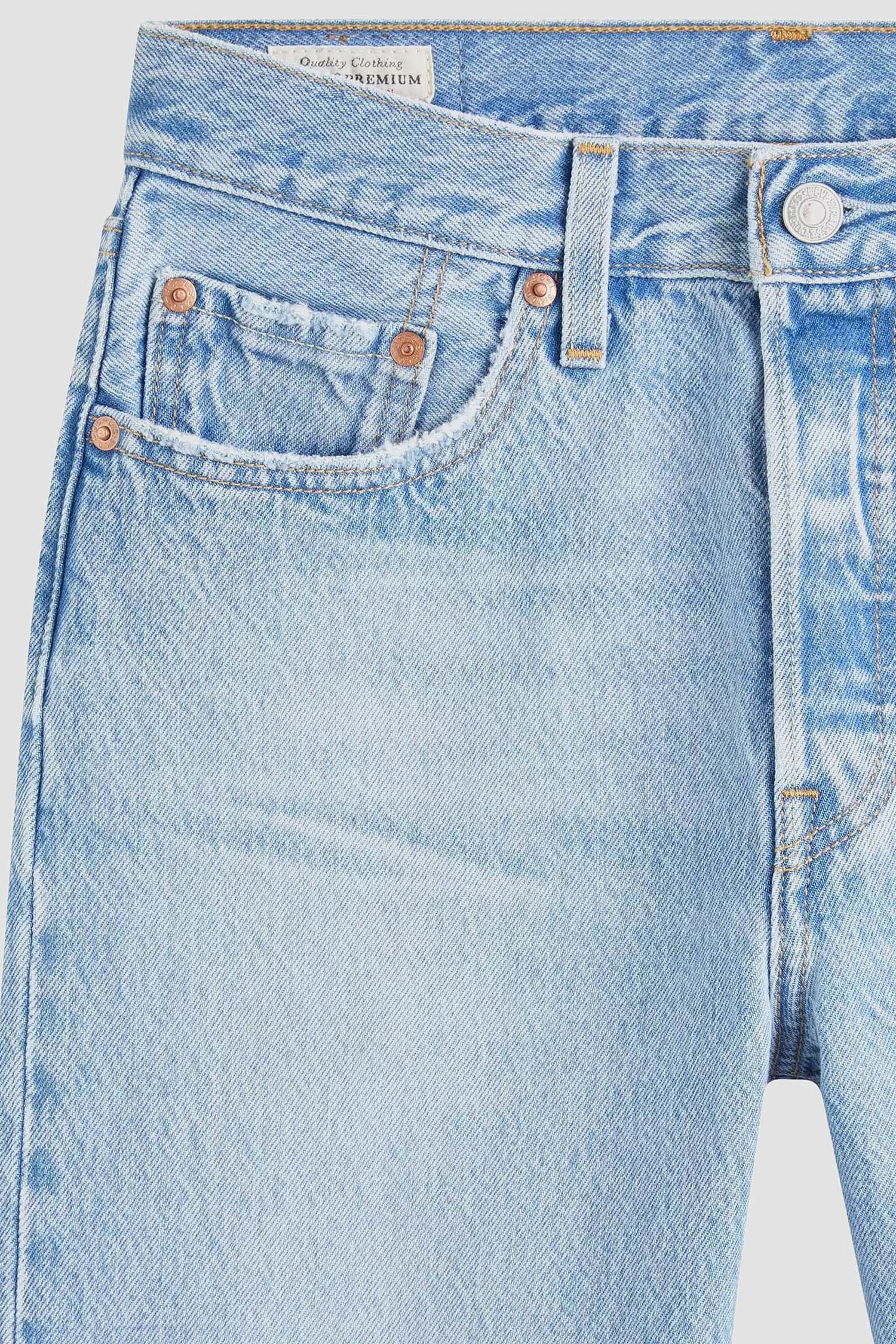 Женские голубые джинсы 501® Straight 8