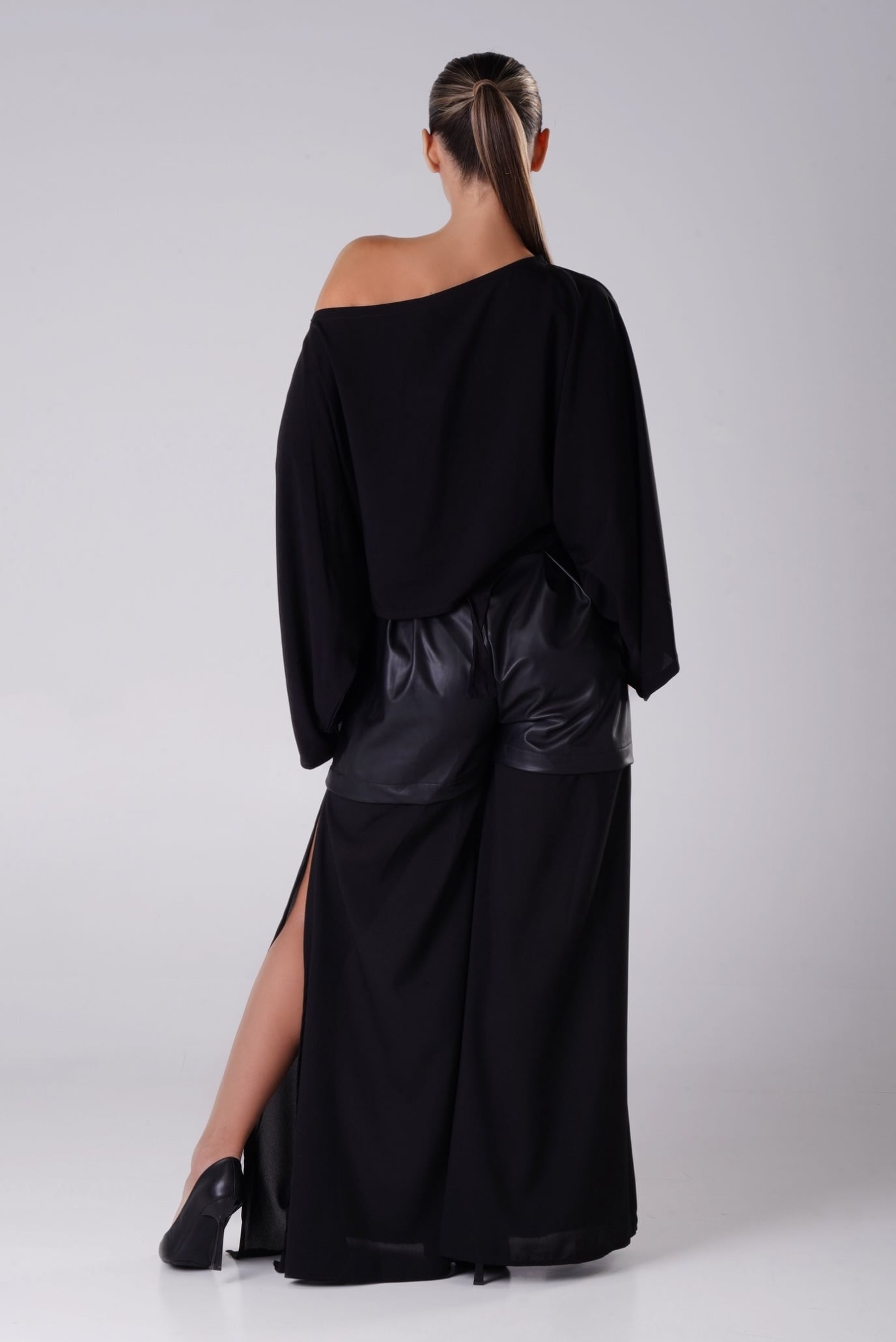 Женские черные брюки 5