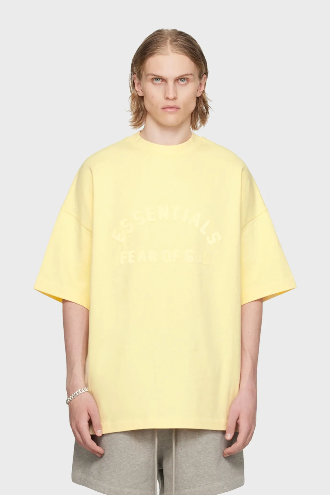 Fear of God Essentials Heavy Jersey Short-Sleeve Tee Garden Yellow 1