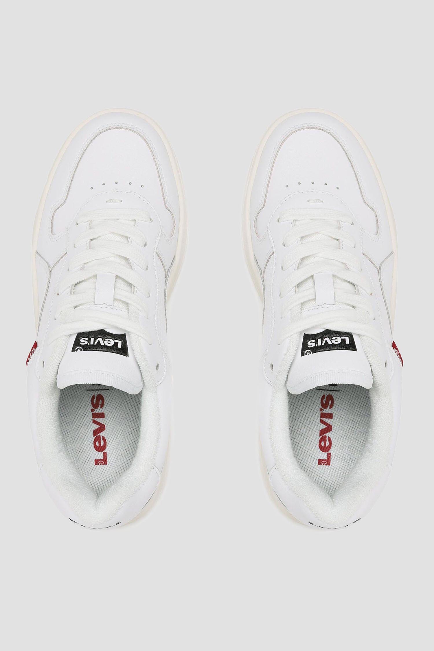 Женские белые кожаные кроссовки 5