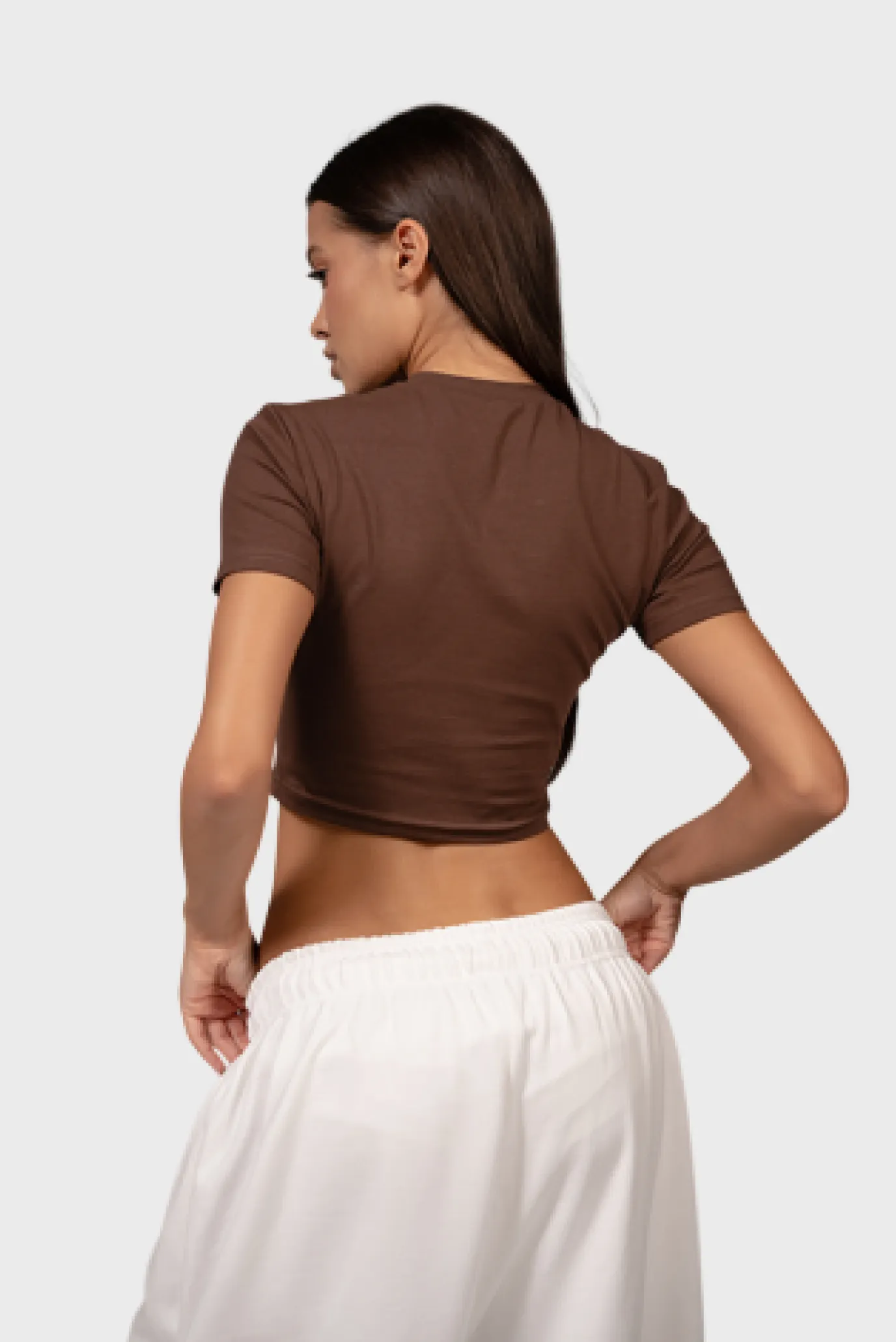 Футболка Sabe Logo T-Shirt Slim Brown 2