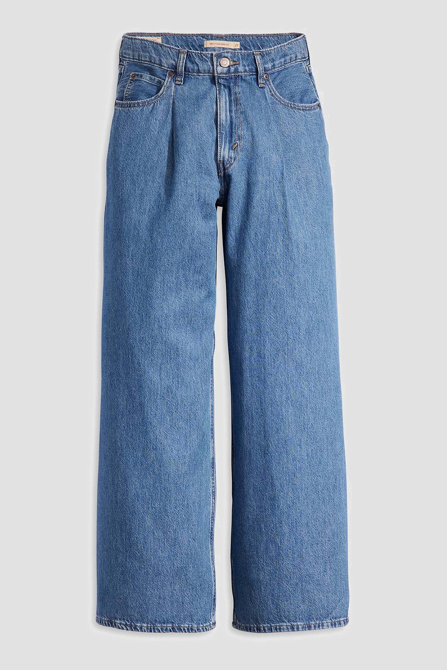 Женские синие джинсы Baggy Dad Wide Leg 2