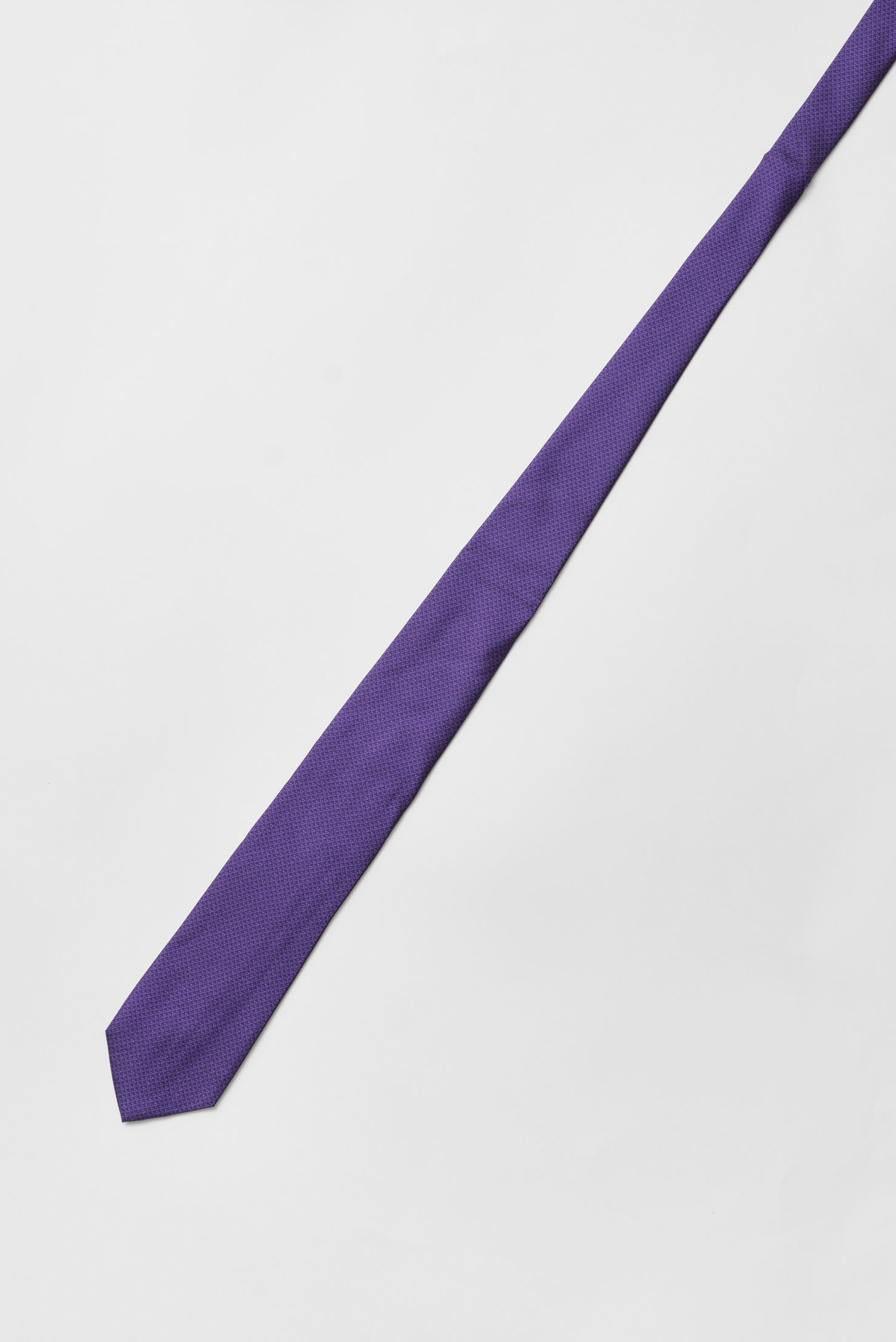 Мужской темно-фиолетовый шелковый галстук 2