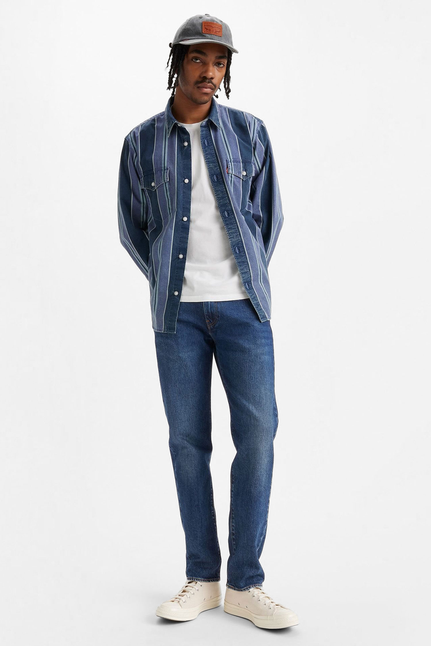 Мужские темно-синие джинсы 502® Taper 6