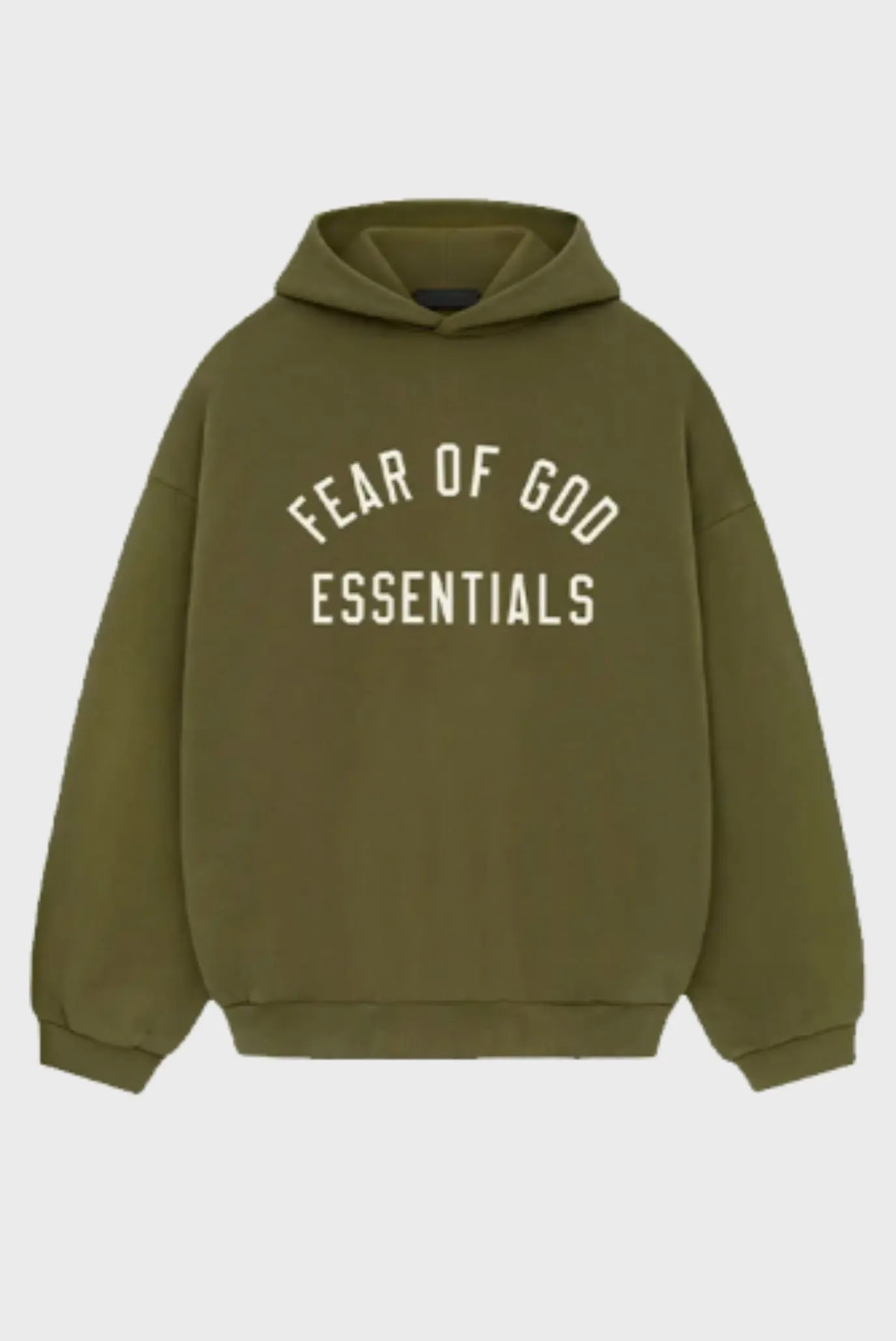 Fear Of God Essentials Fleece Hoodie Military 2
