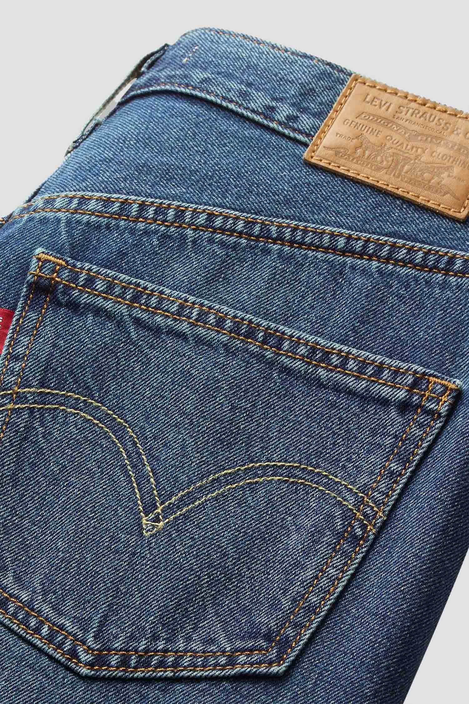 Женская синяя джинсовая юбка 6