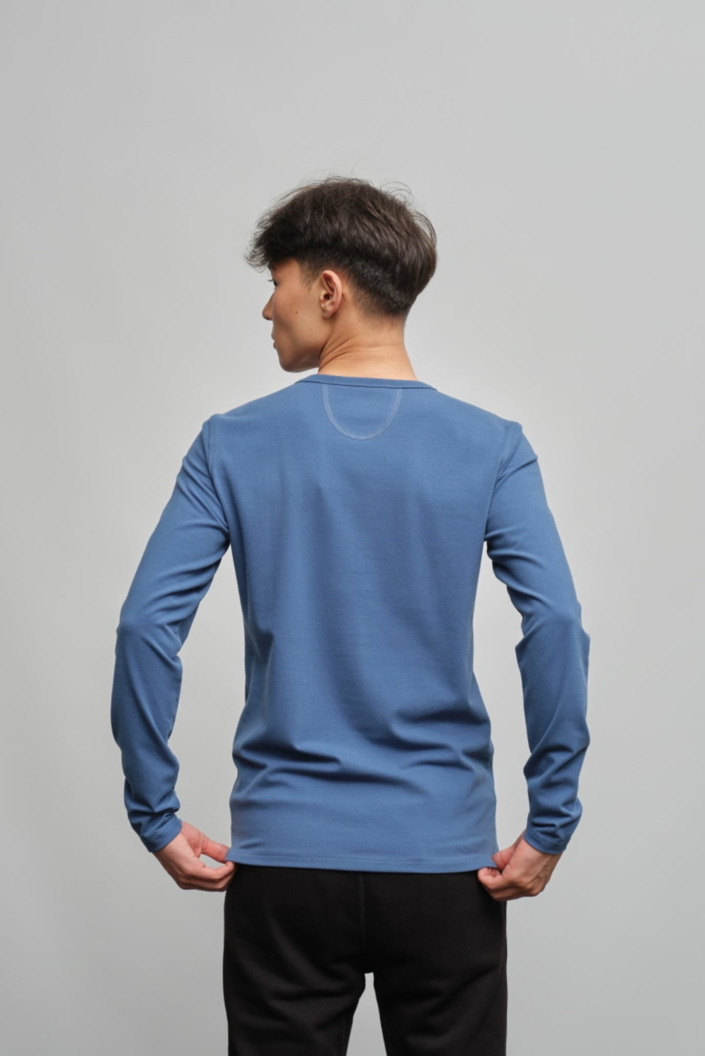 Индиго лонгслив SHANYRAQ (Унисекс) 3
