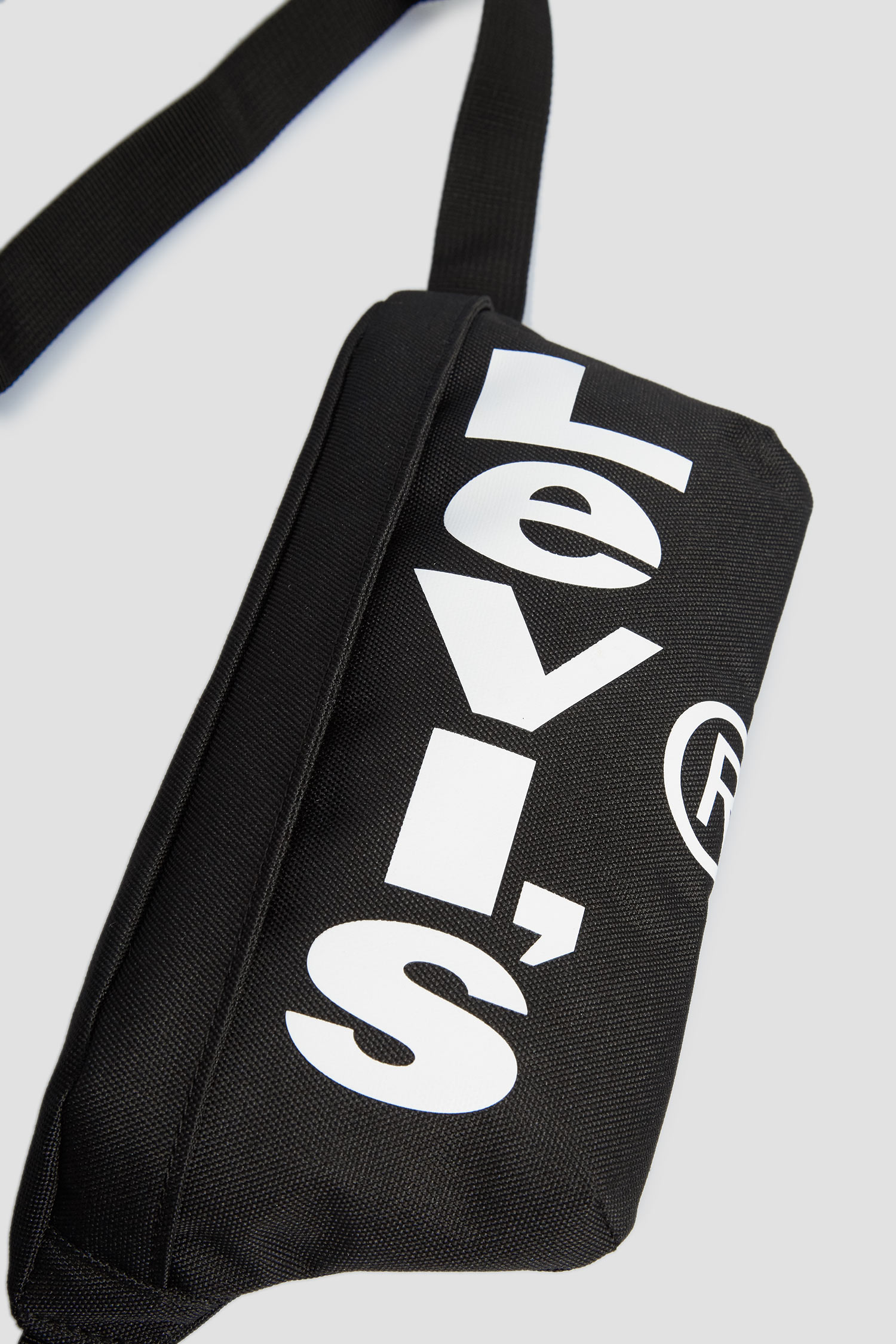 Мужская черная поясная сумка 2