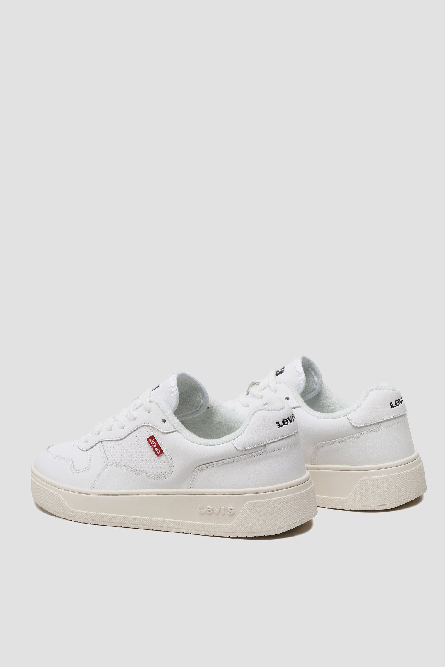 Мужские белые кожаные сникерсы 3