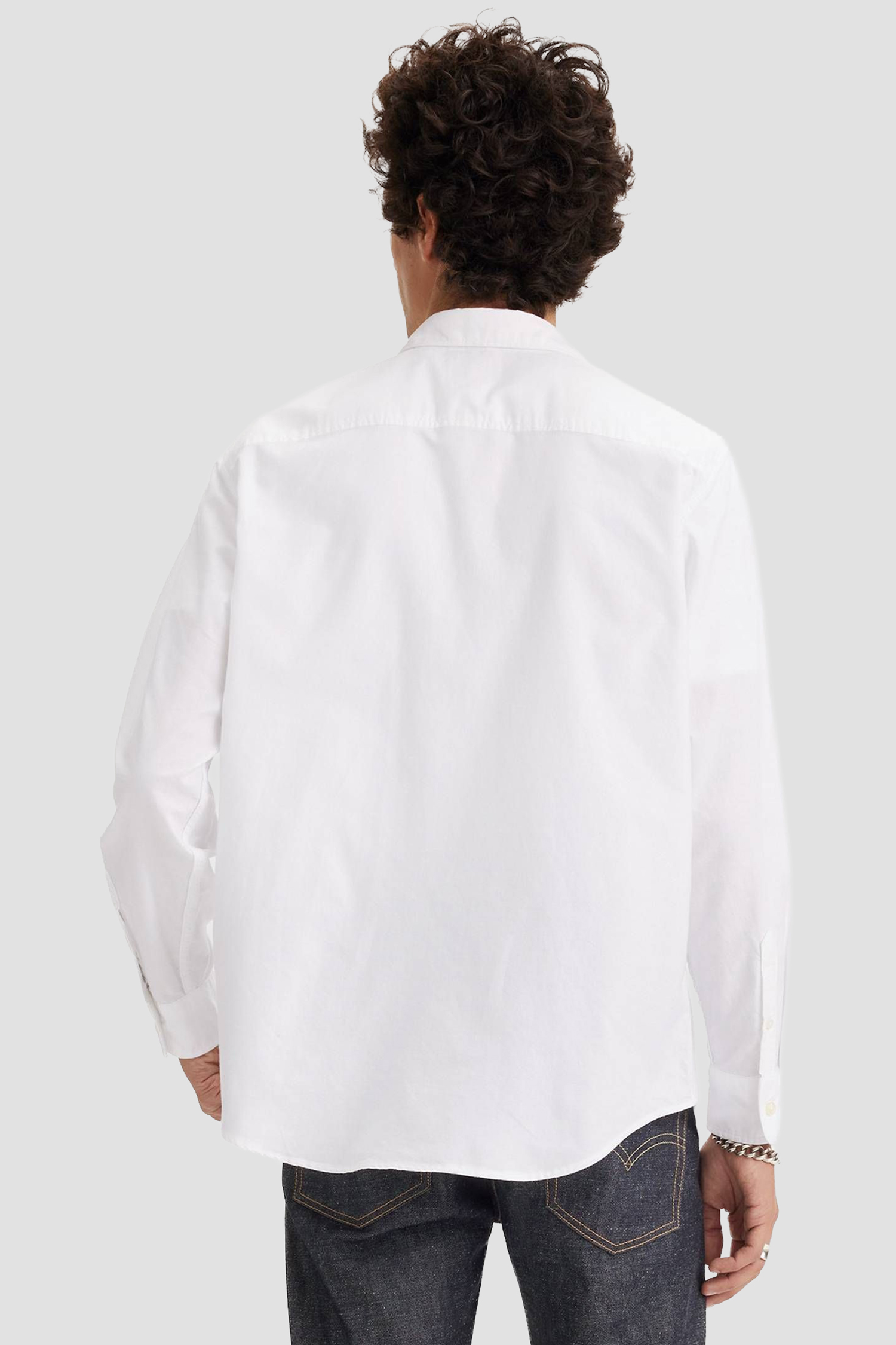 Мужская белая рубашка 3