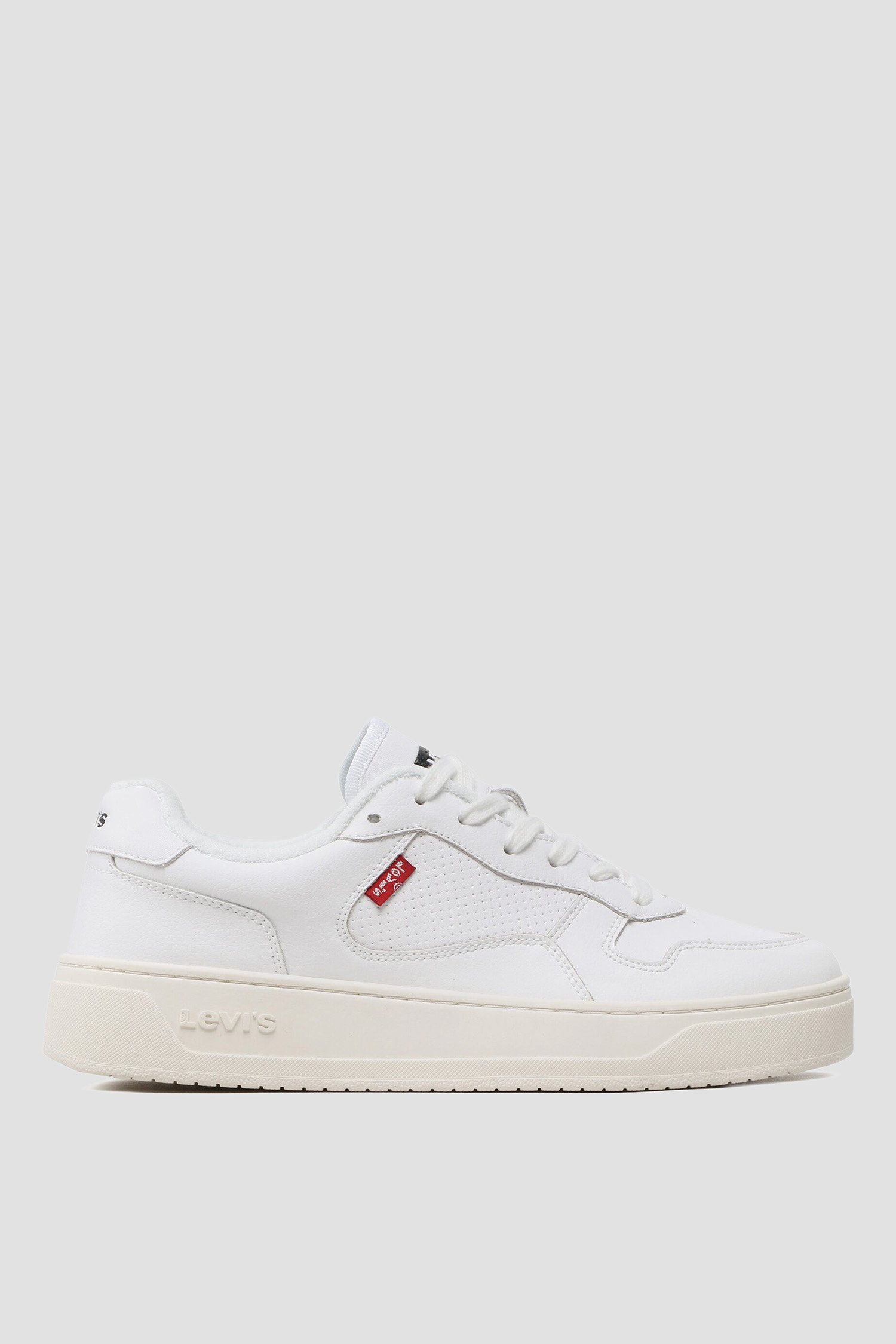 Мужские белые кожаные сникерсы 1