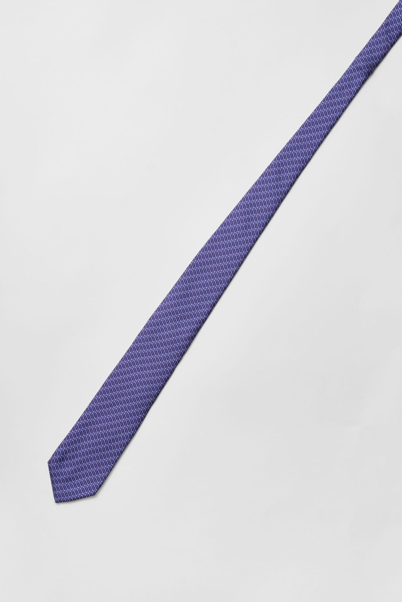 Мужской темно-синий шелковый галстук 2