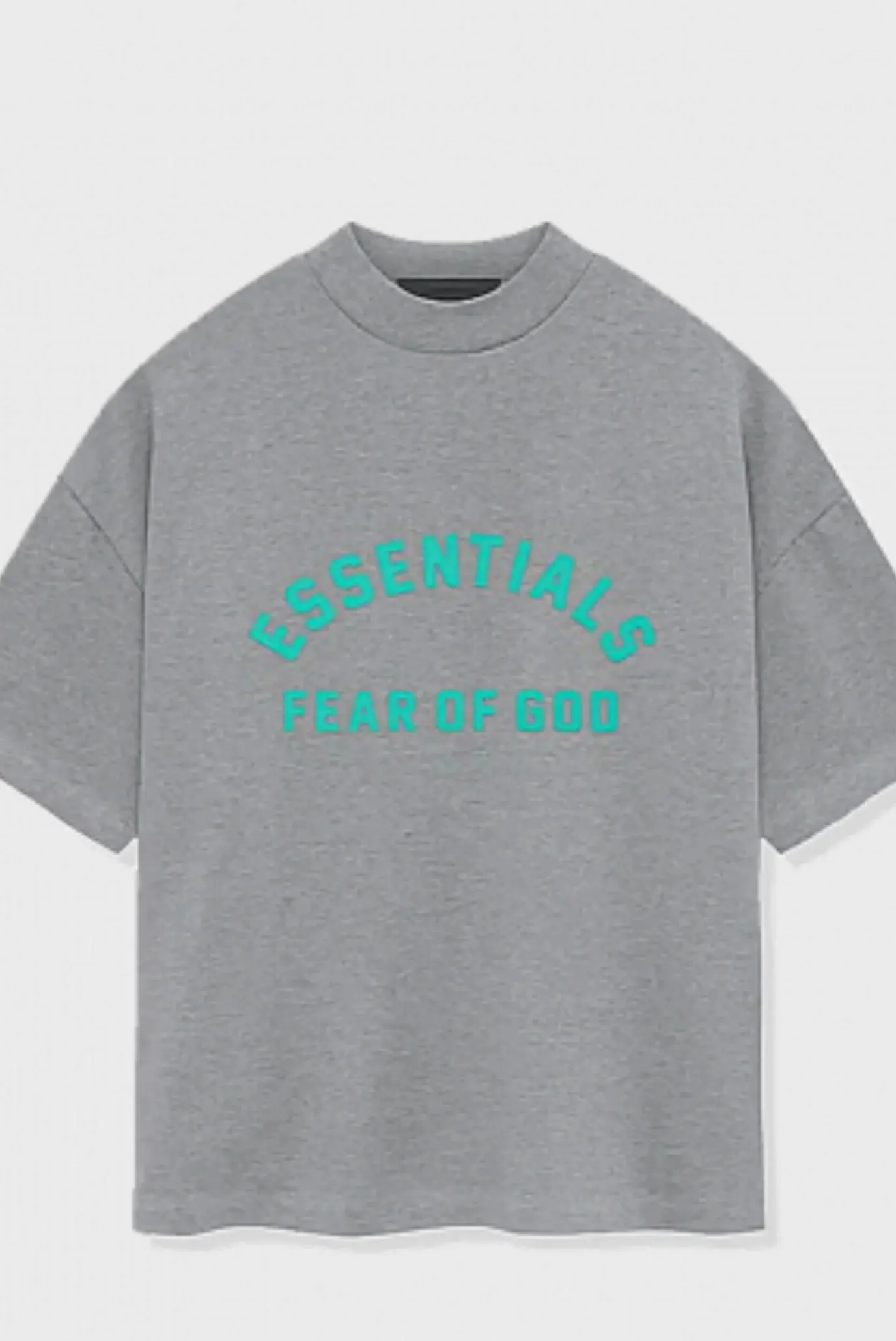 Fear of God Essentials Heavy Jersey S/S Tee Dark Heather Oatmeal 2
