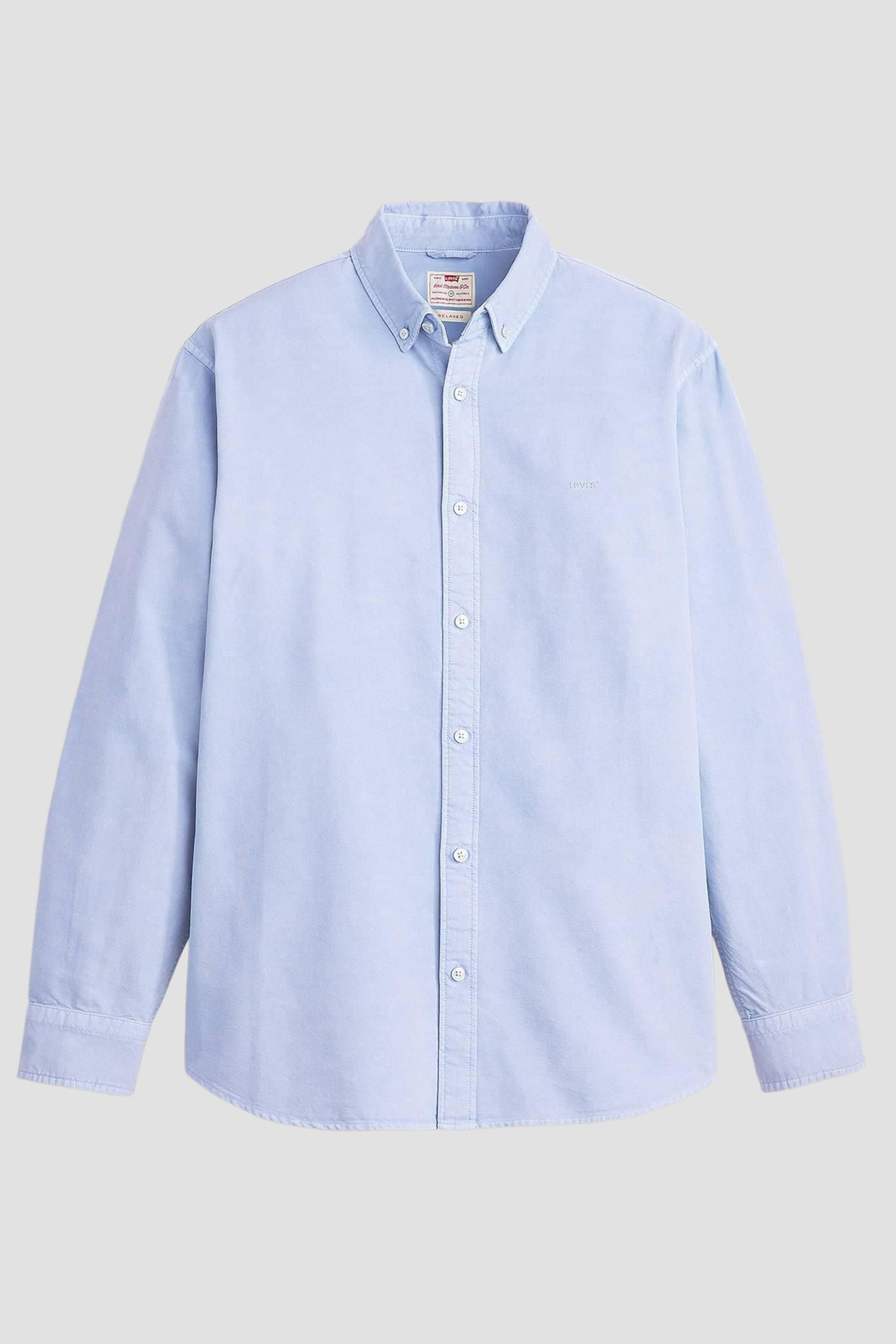 Мужская голубая рубашка 2