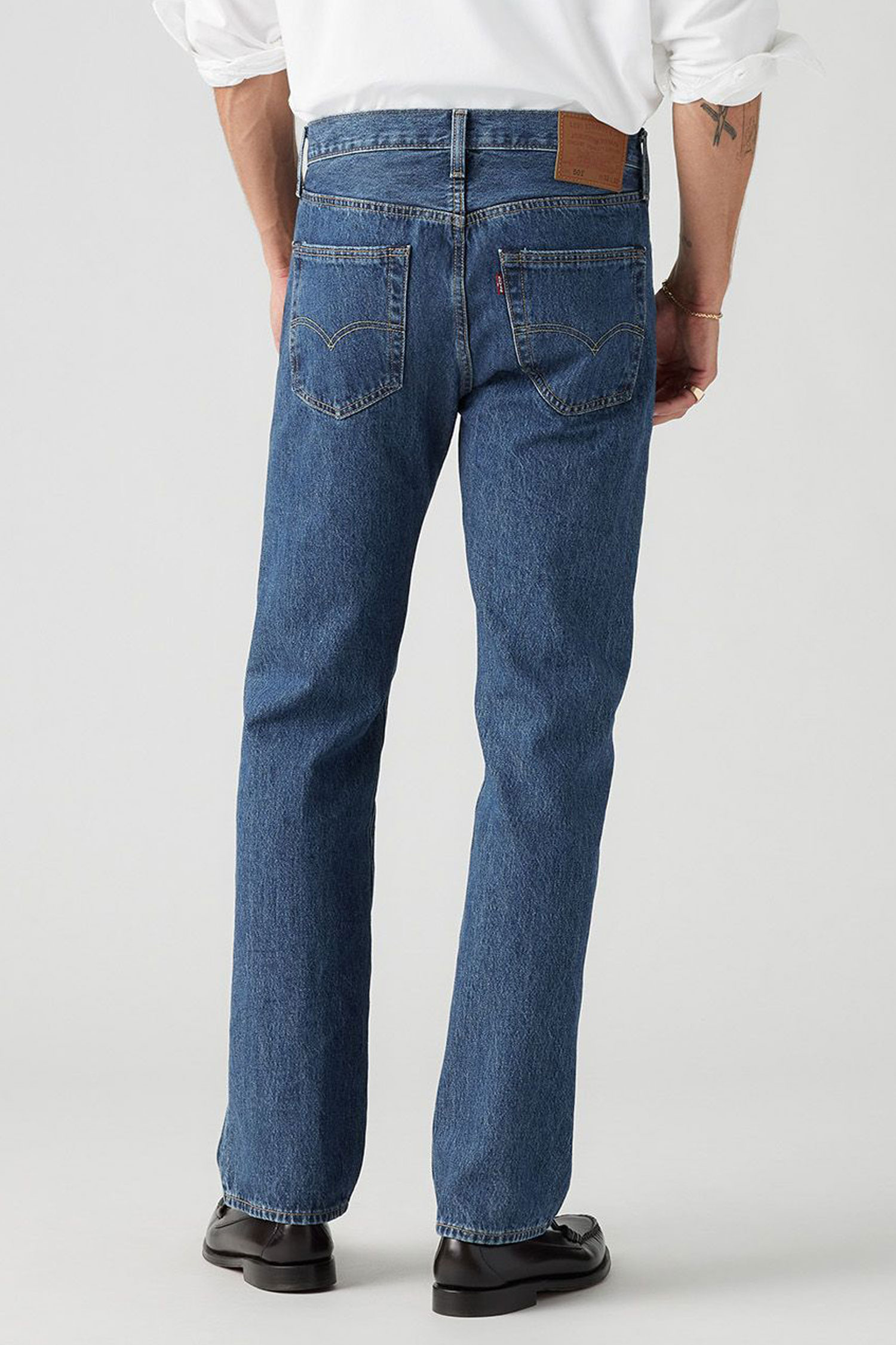 Мужские синие джинсы 501® Straight 3