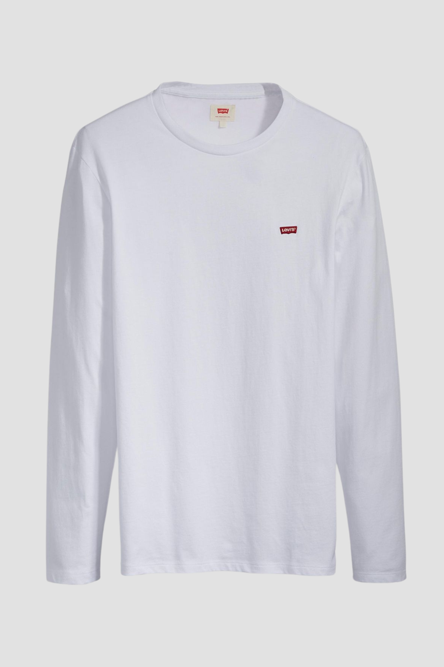 Мужской белый лонгслив 2