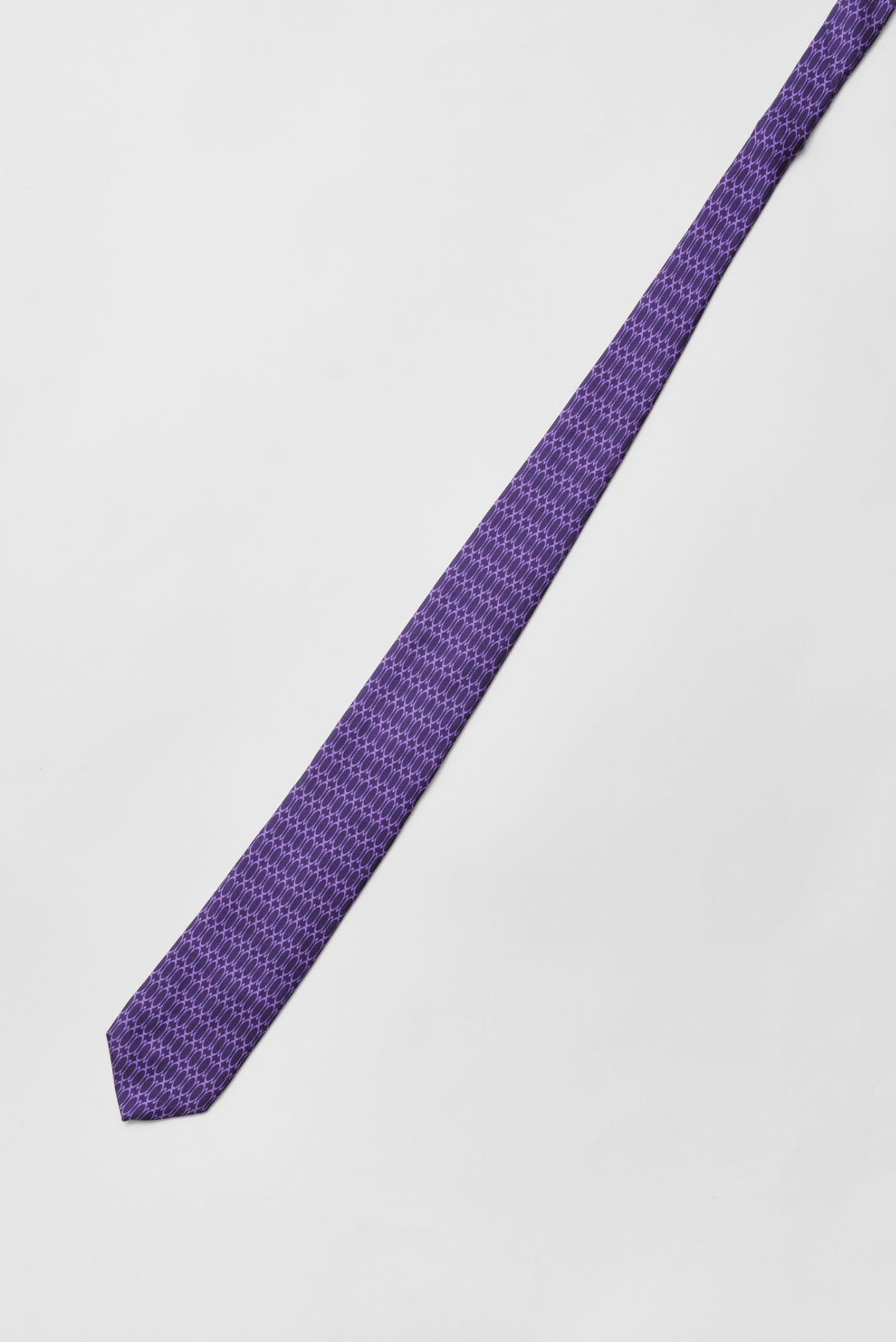 Мужской фиолетовый шелковый галстук 2
