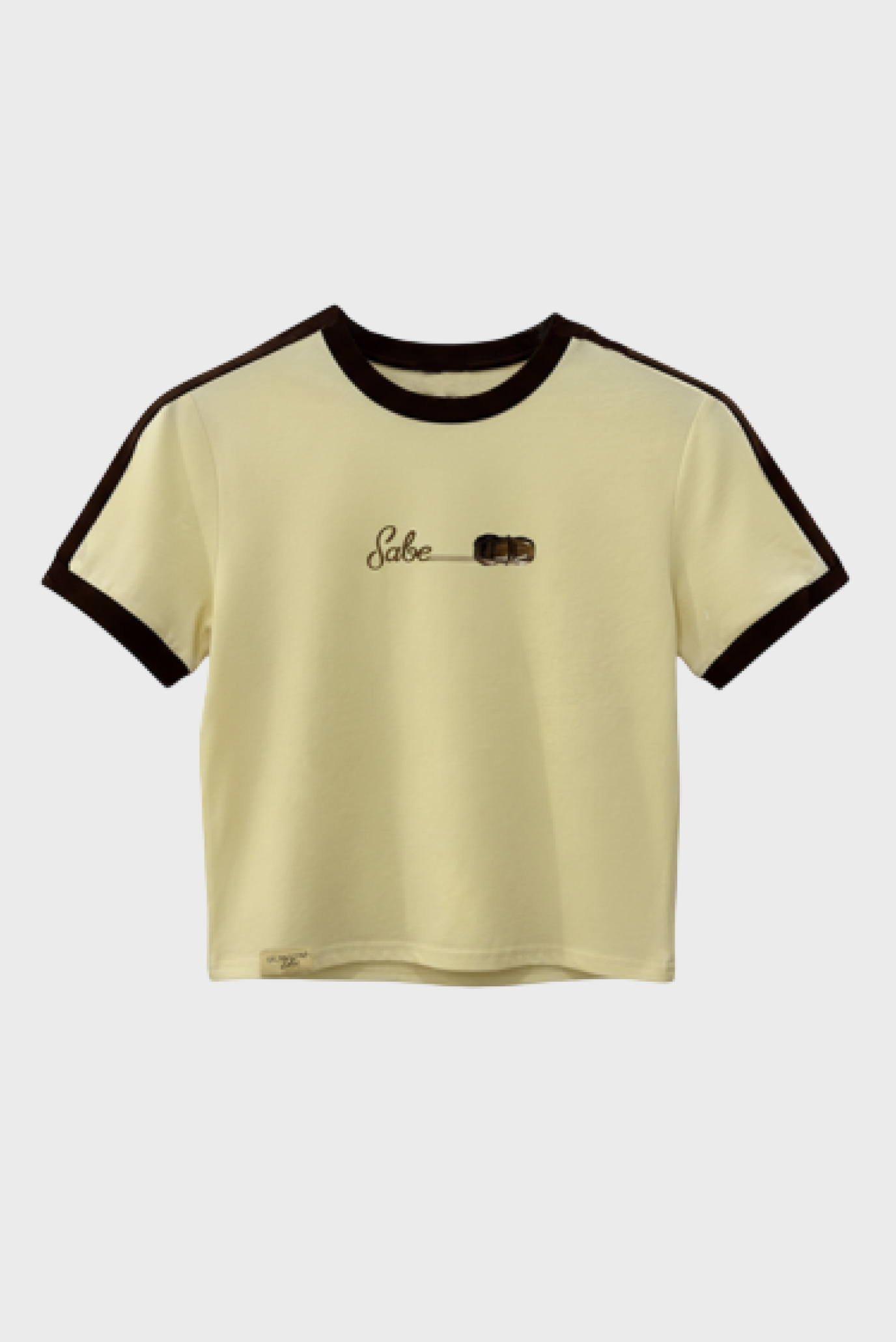 Футболка Sabe Porsche Logo T-Shirt Slim Сream 1