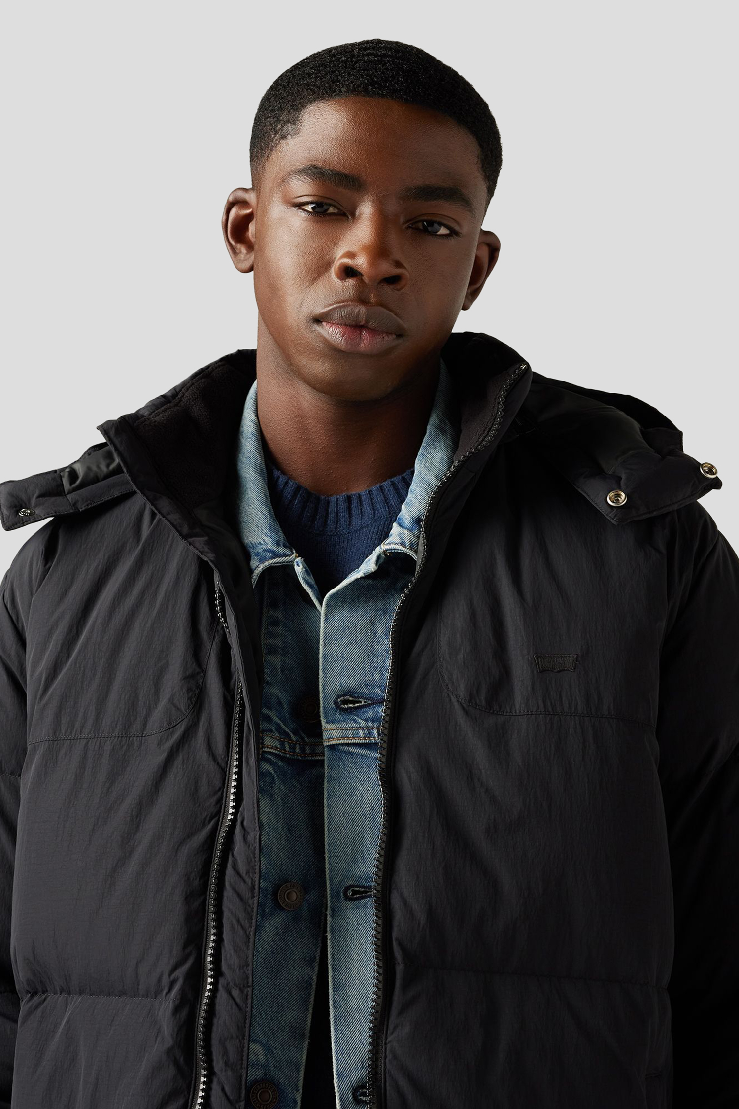 Мужская черная куртка 5