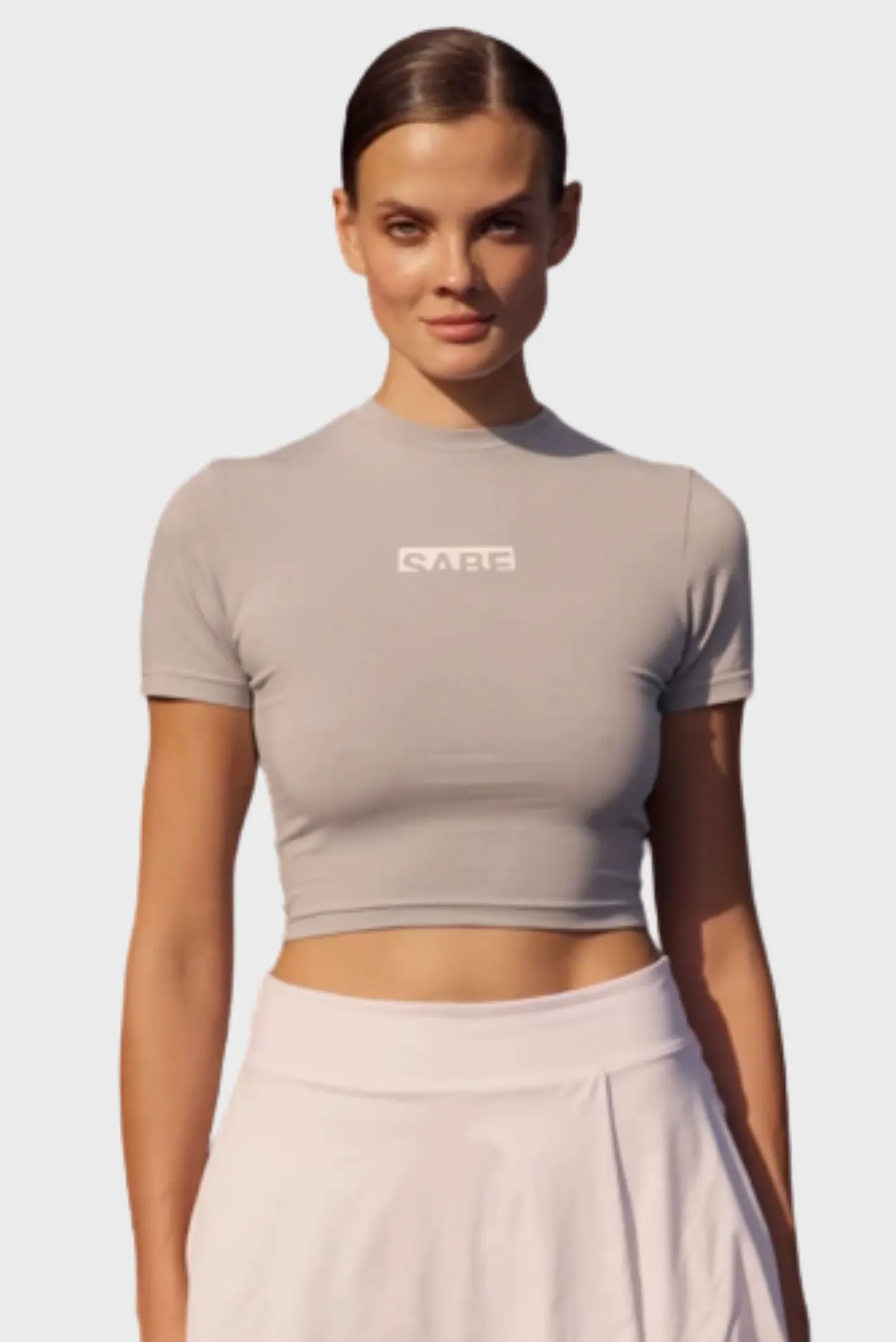 Футболка Sabe Logo T-Shirt Slim Grey 1