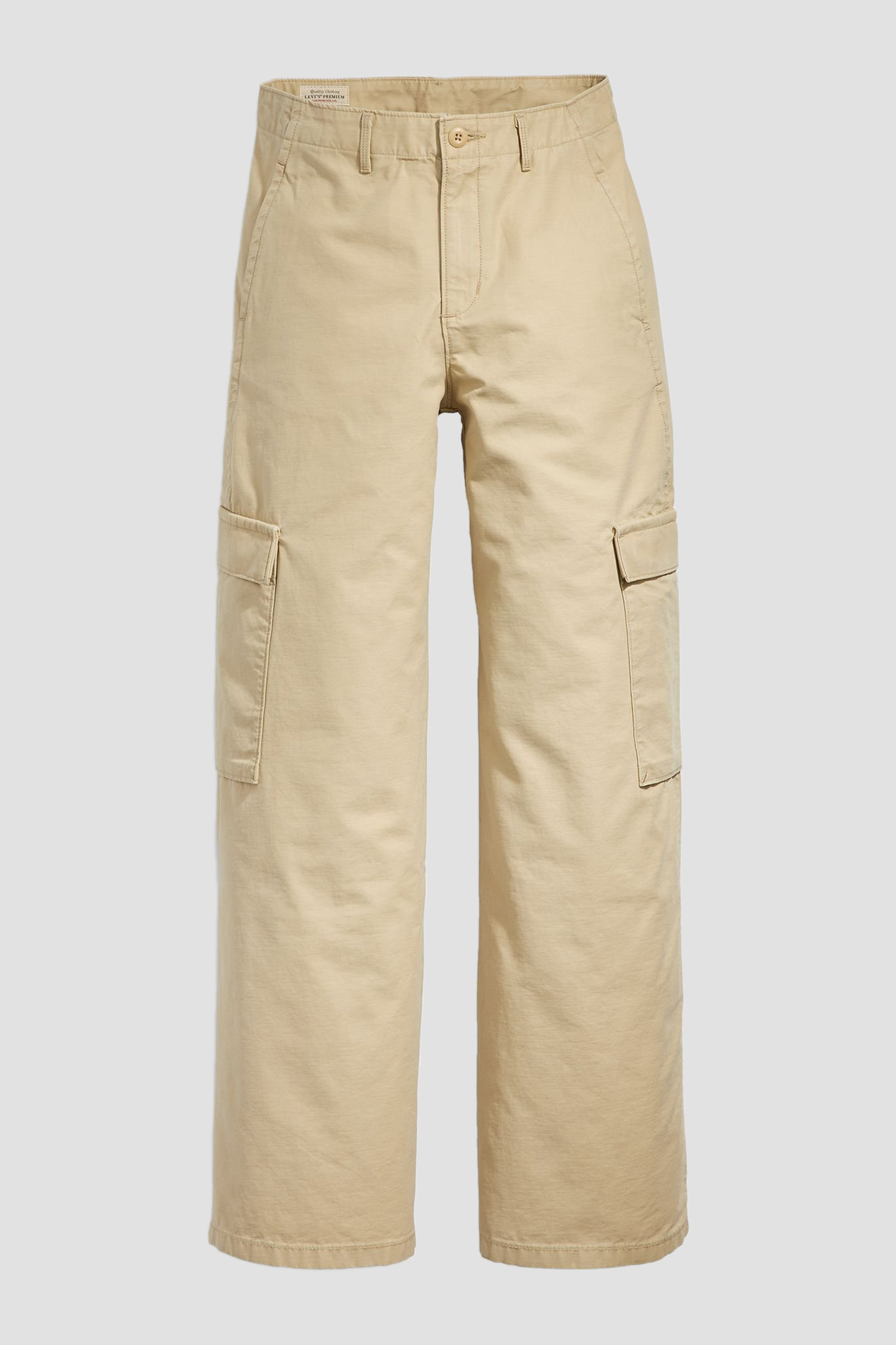 Женские бежевые карго Baggy Cargo 2