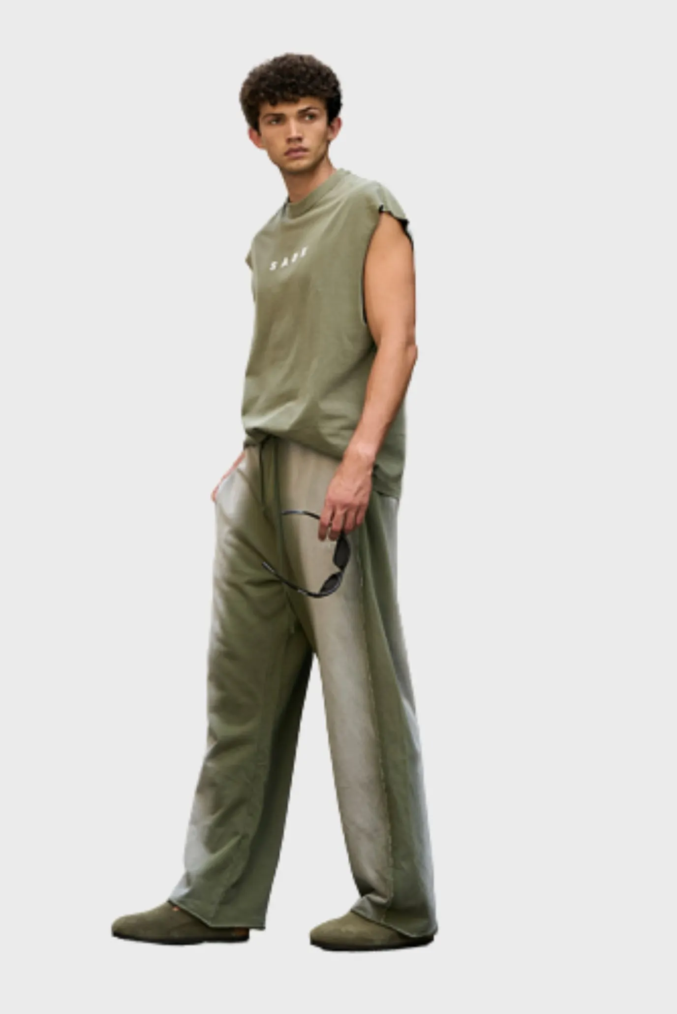 Штаны Sabe Sweatpants Washed Green 2