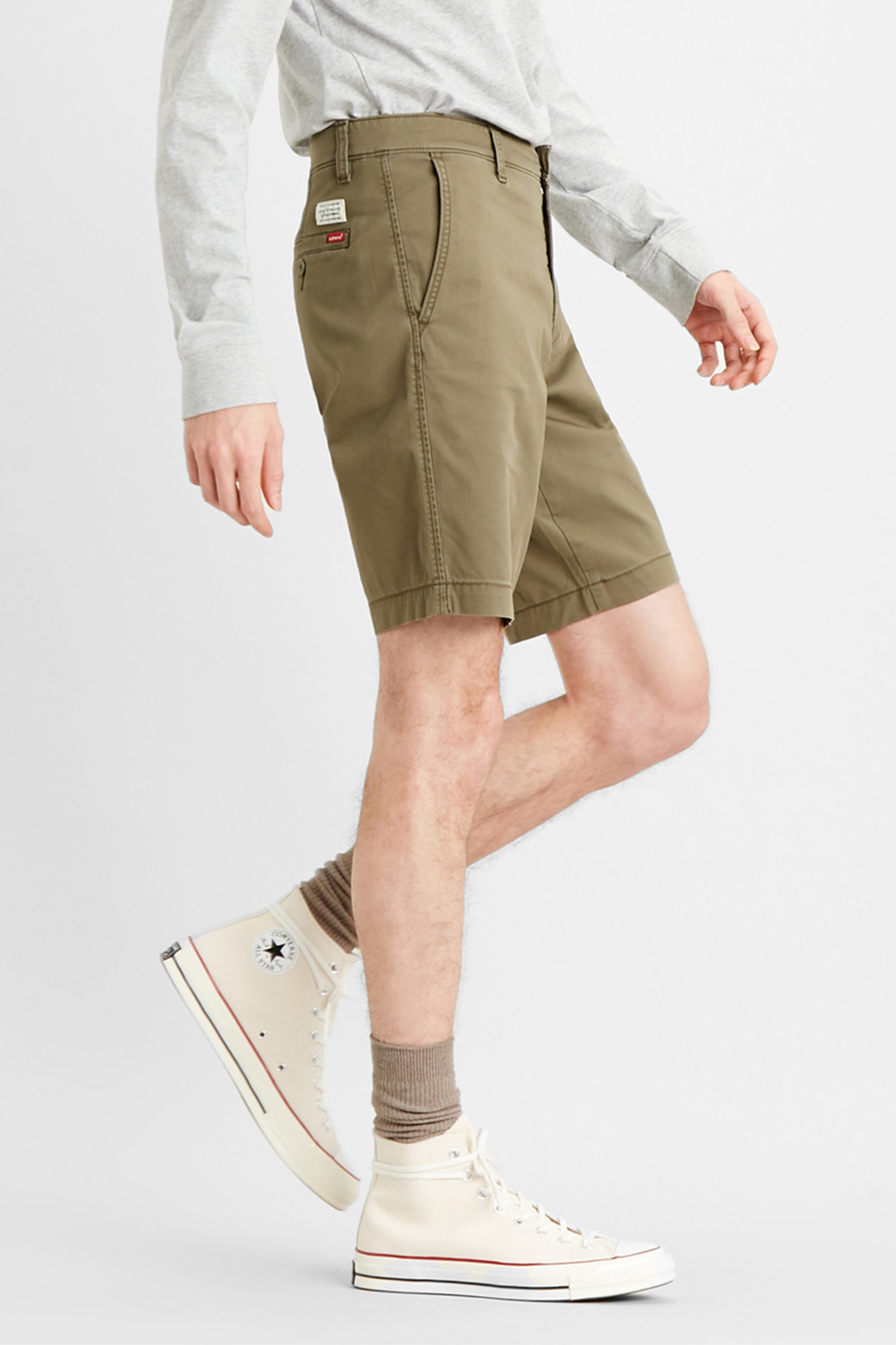 Мужские оливковые шорты Xx Chino 3