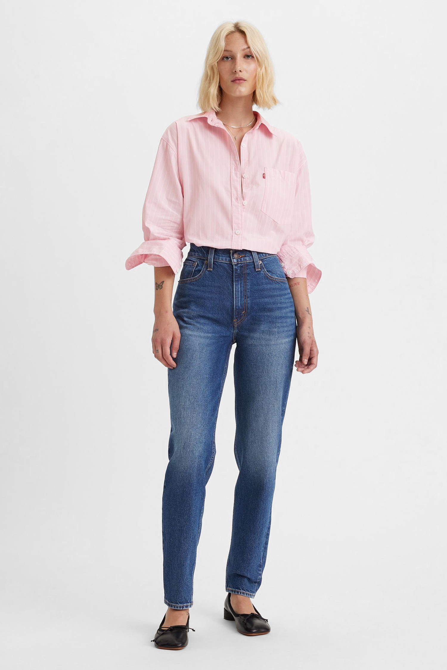 Женские синие джинсы '80s Mom 7