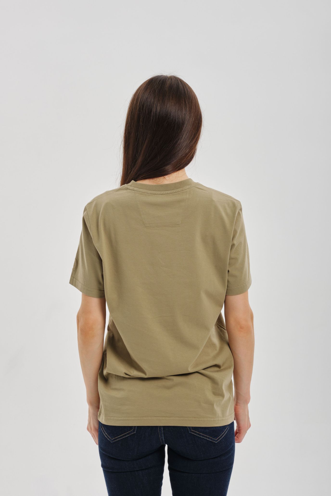 Хаки футболка SHANYRAQ (Унисекс) 8