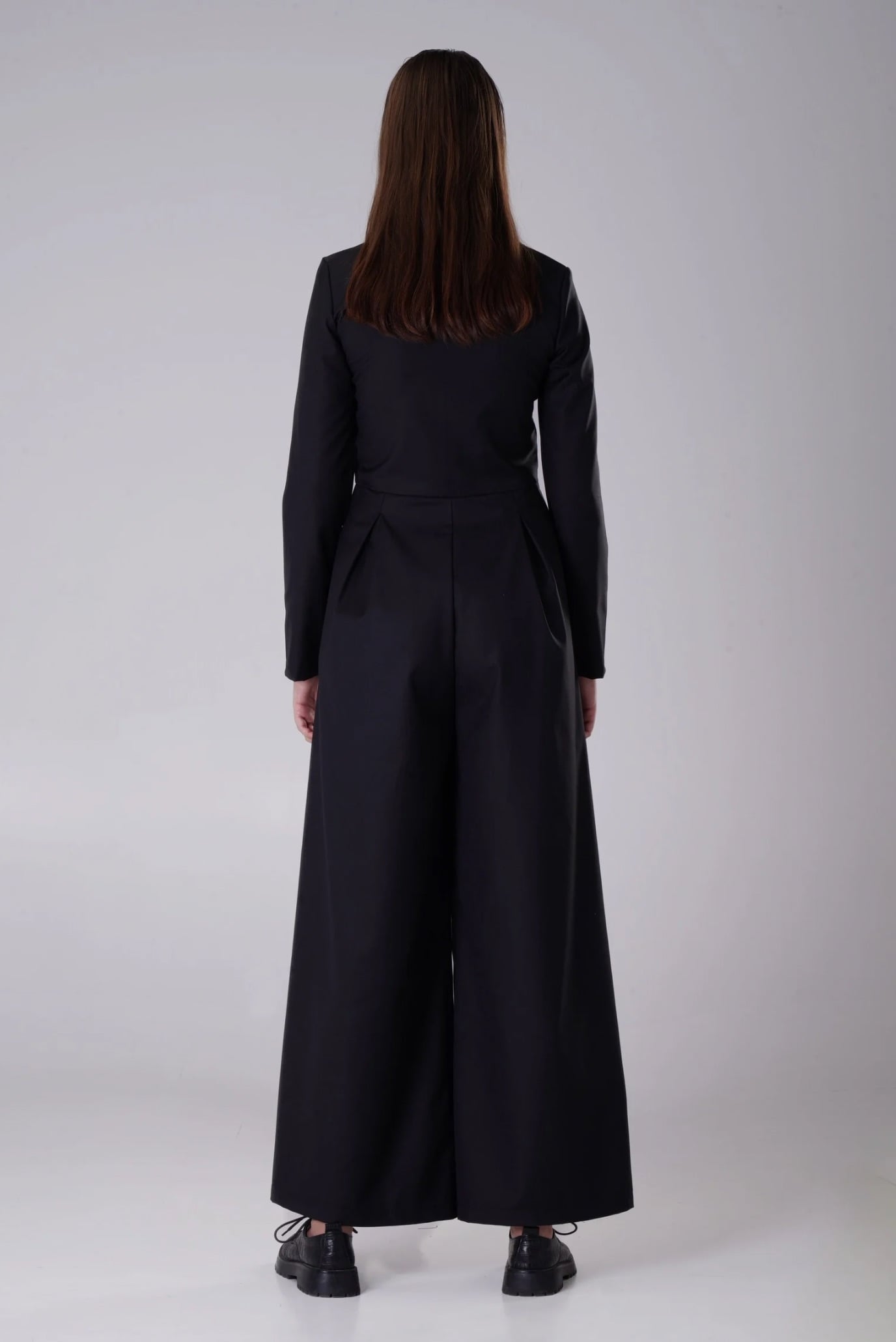 Женский черный комбинезон 5