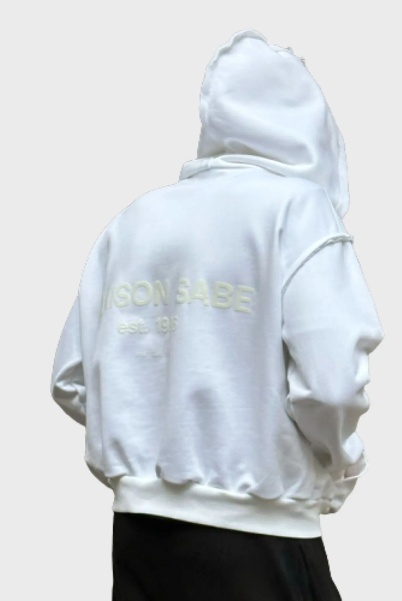 Зип-худи Sabe Maison Zip Hooded White 2