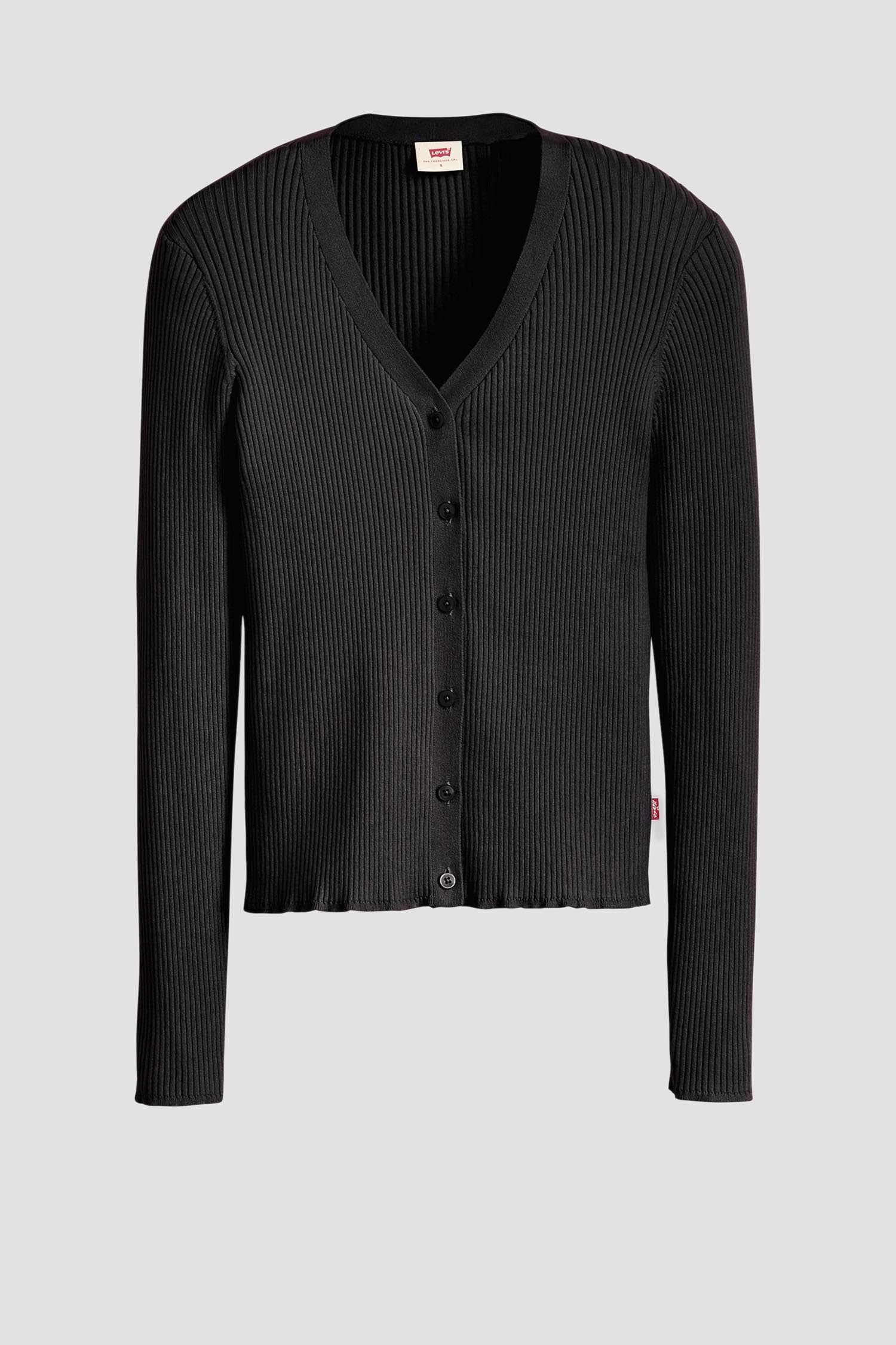 Женский черный кардиган 2