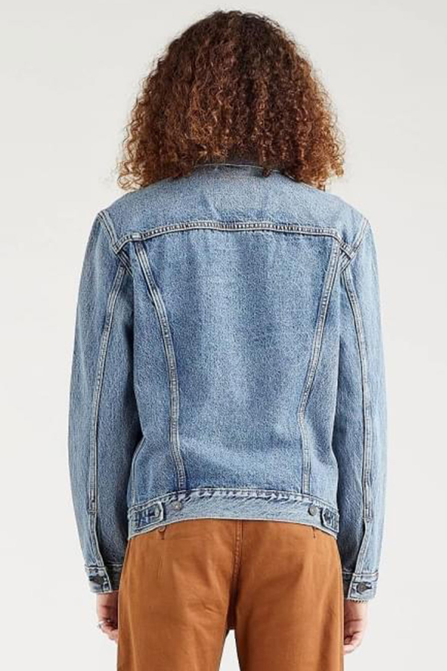 Мужская голубая джинсовая куртка 3