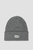 Темно-серая шапка с логотипом