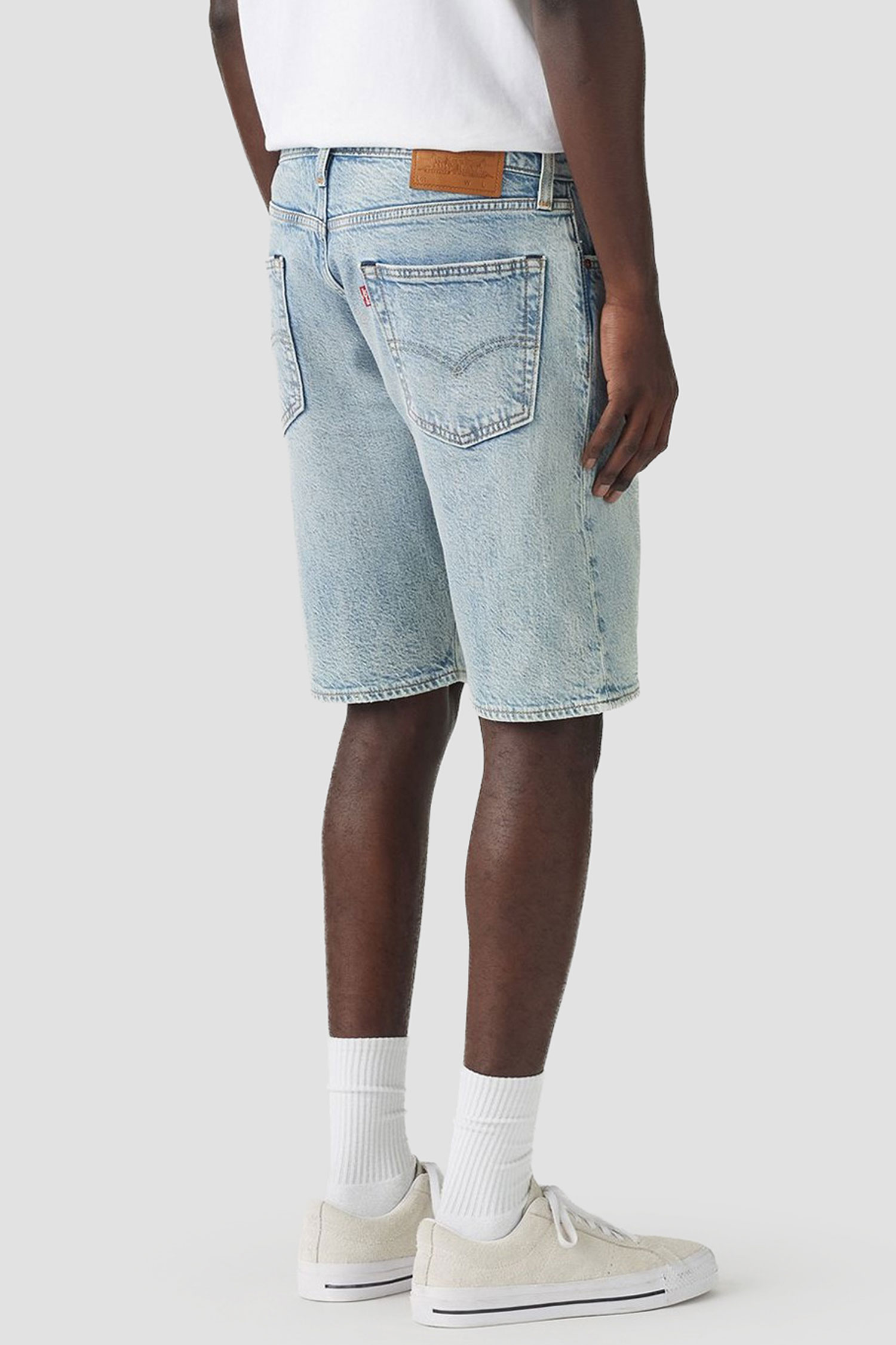 Мужские голубые джинсовые шорты 3