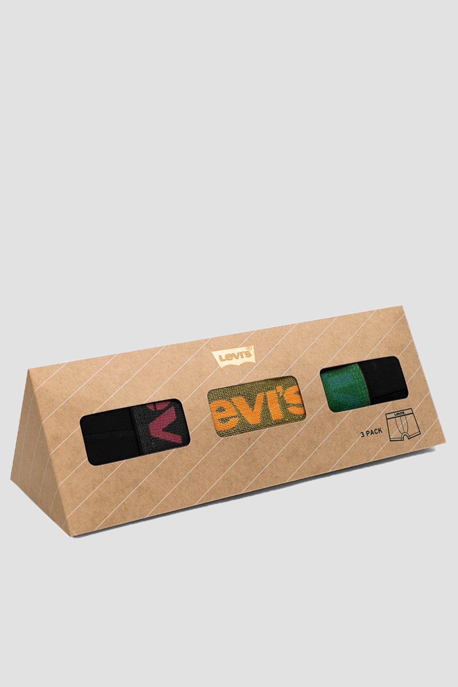 Мужские черные боксеры (3 шт) 3